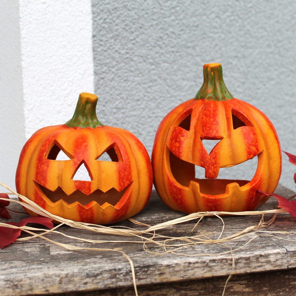 matches21 HOME & HOBBY Dekofigur Kürbis-Laterne als LED Halloween-Deko Wind günstig online kaufen