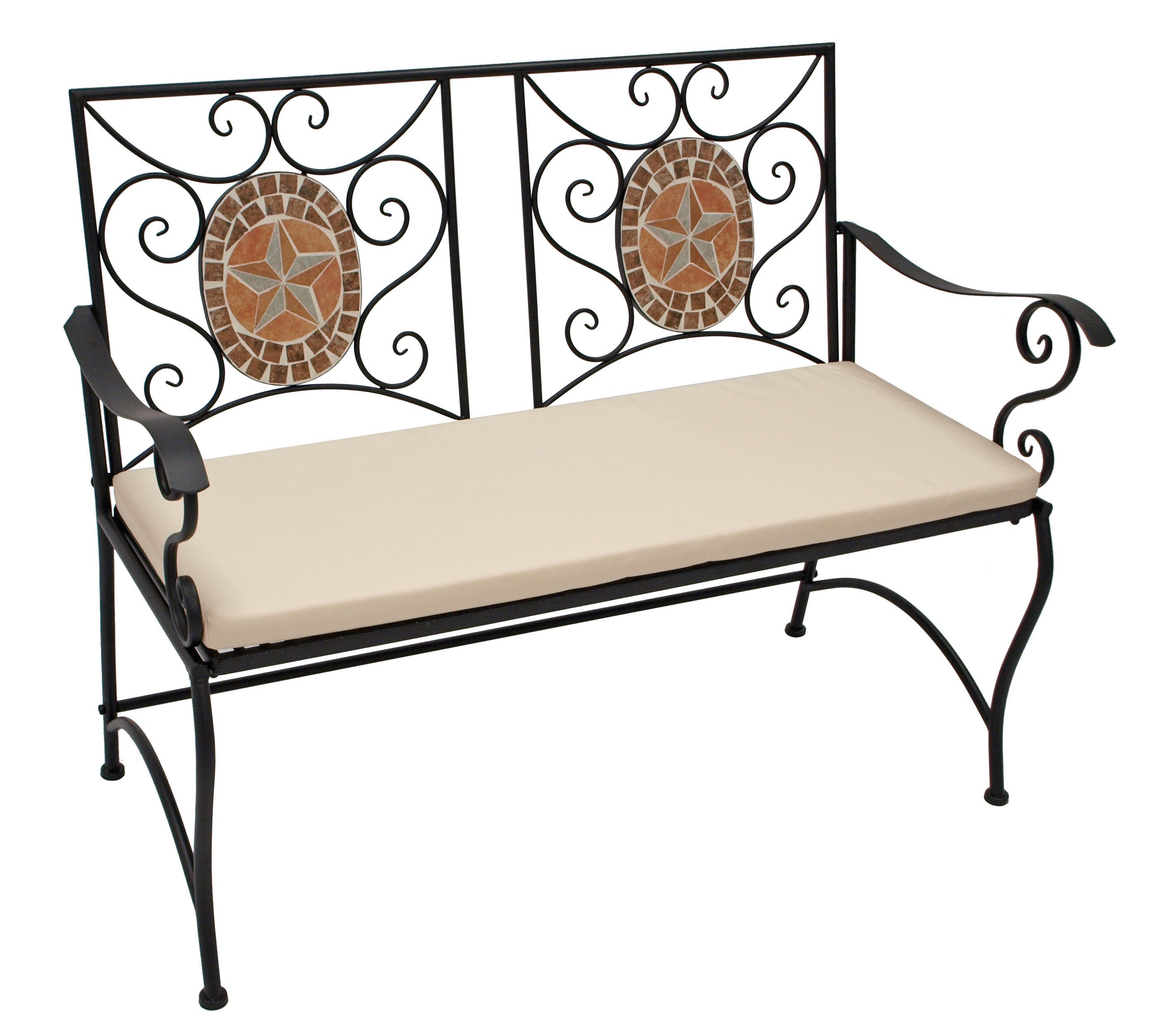DEGAMO Gartenbank LUCCA (1-St), 2-sitzer 116cm, günstig online kaufen