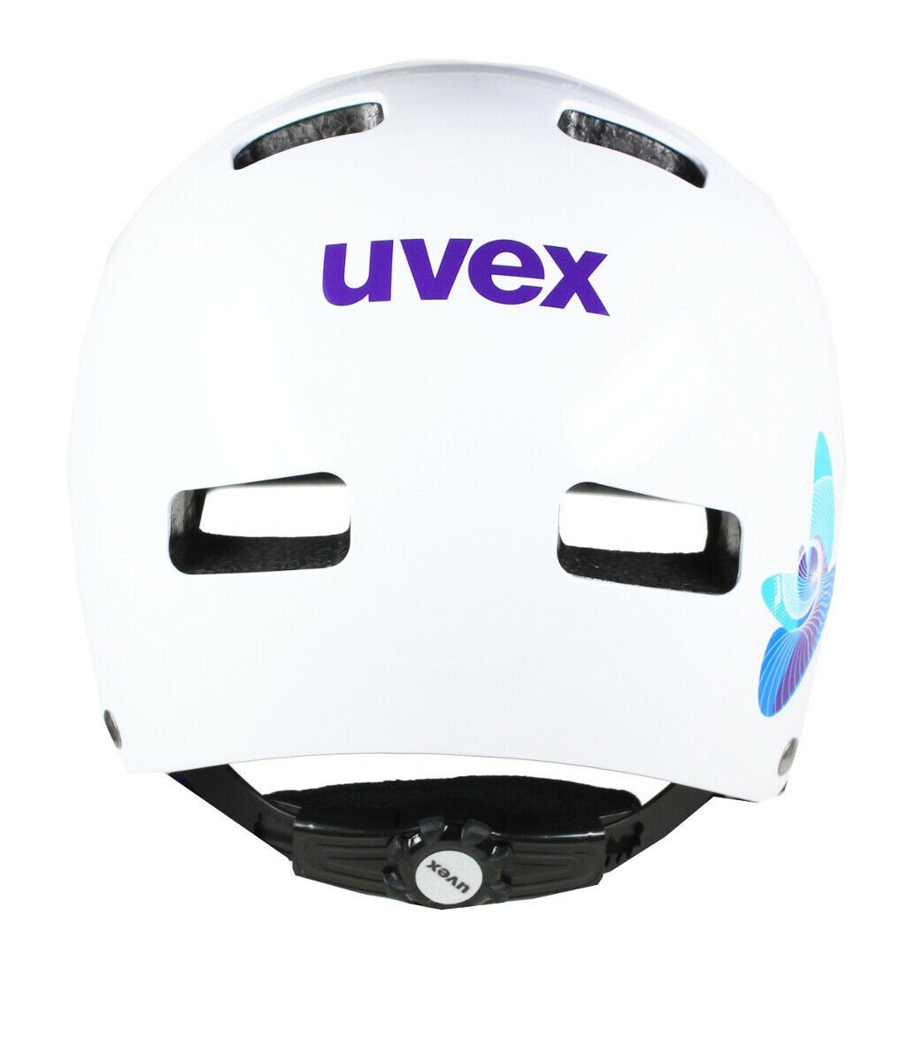 Uvex Kinderfahrradhelm Kid 3 butterfly-blue