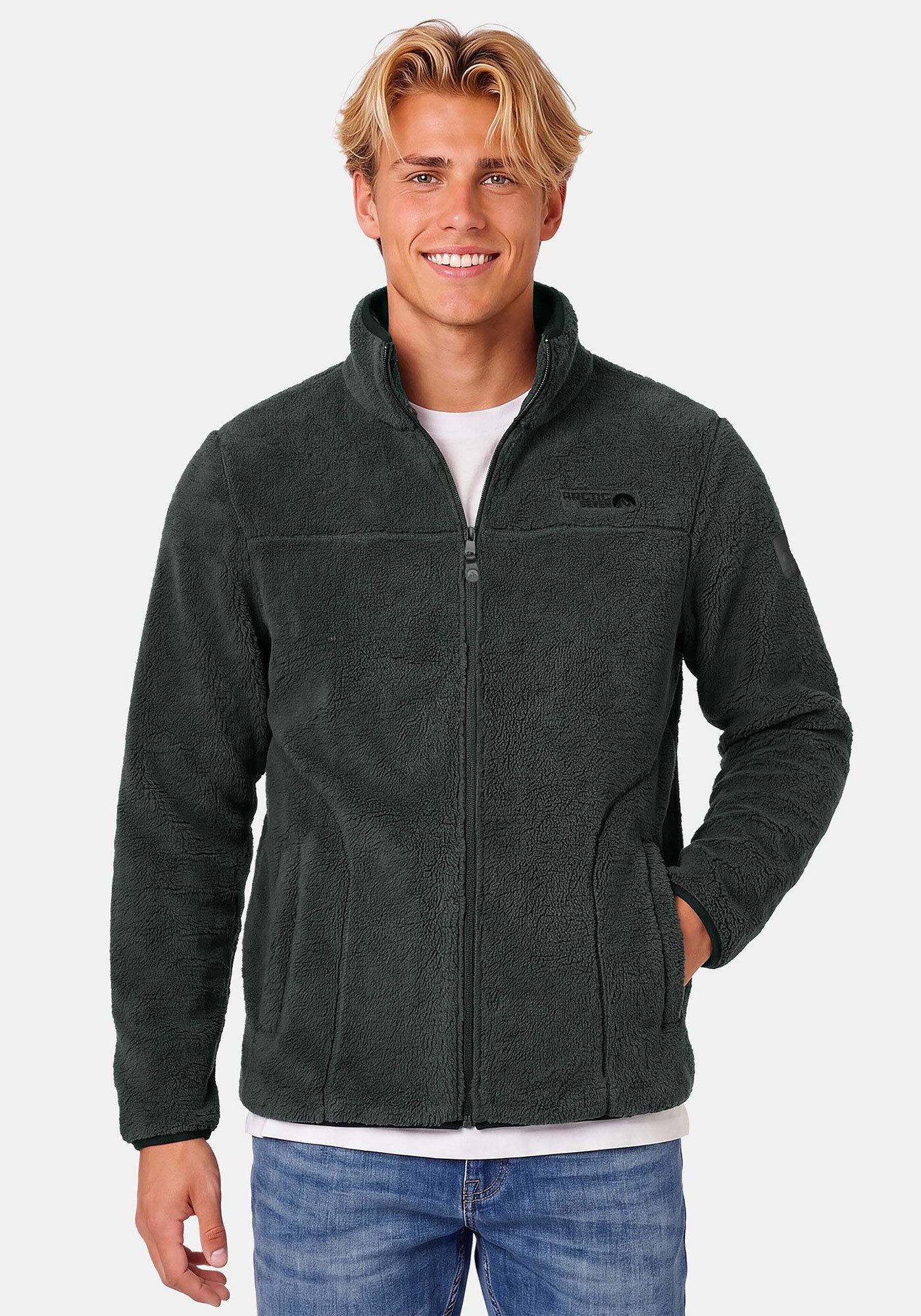 Arctic Seven Fleecejacke ASWarmy Aus hochwertigem Sherpa-Fleece – Bild 2 von 5