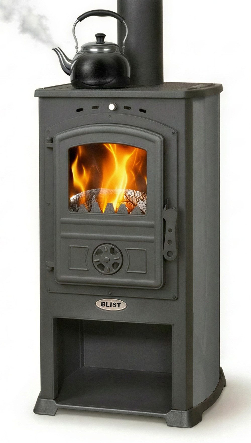 Blist Kaminofen Modena 4.0 grau, 7.4 kW