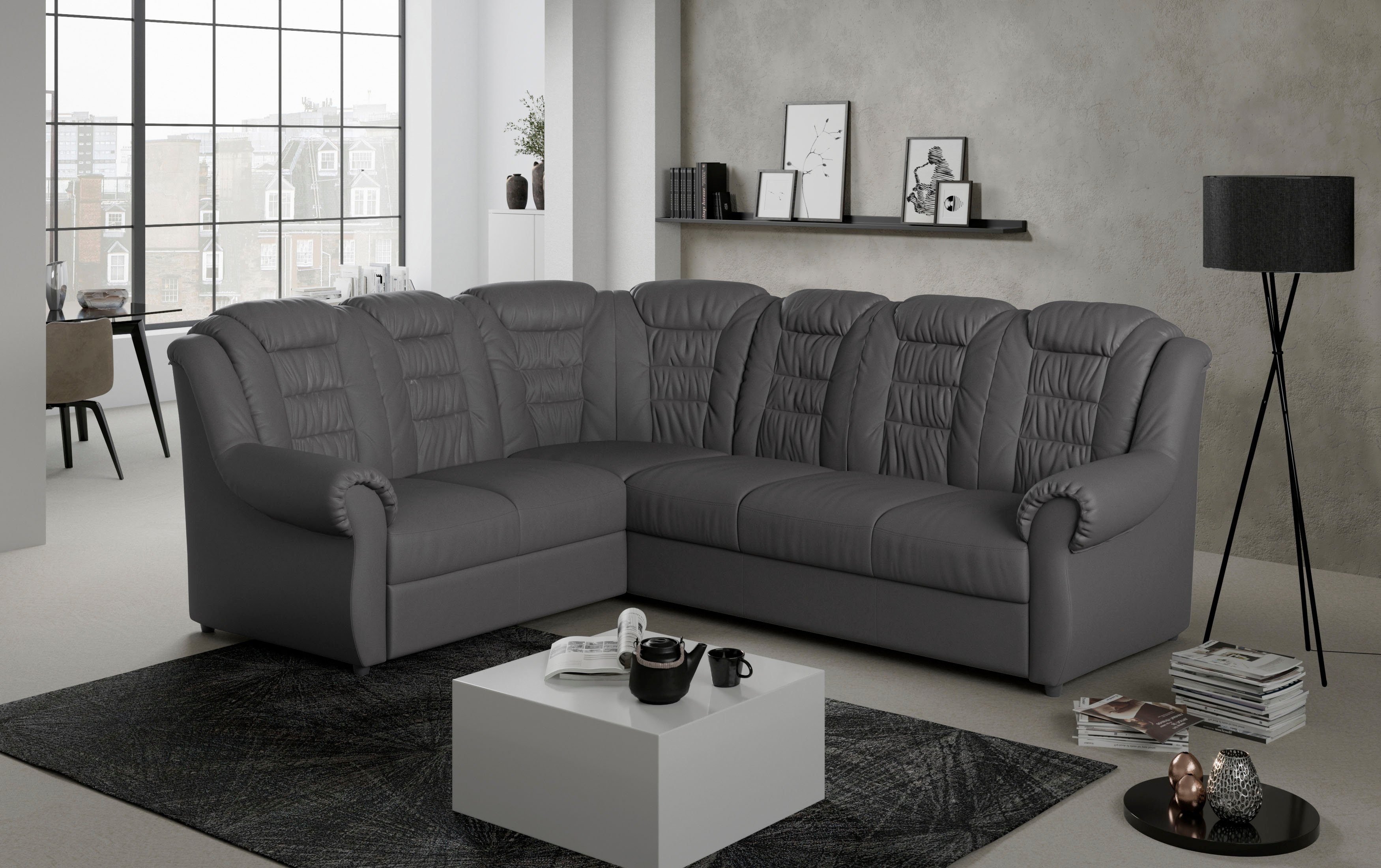 Home affaire Ecksofa Boston L-Form, mit günstig online kaufen