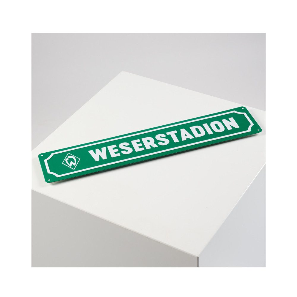 Werder Bremen Wanddekoobjekt Werder Bremen Blechschild Weserstadion