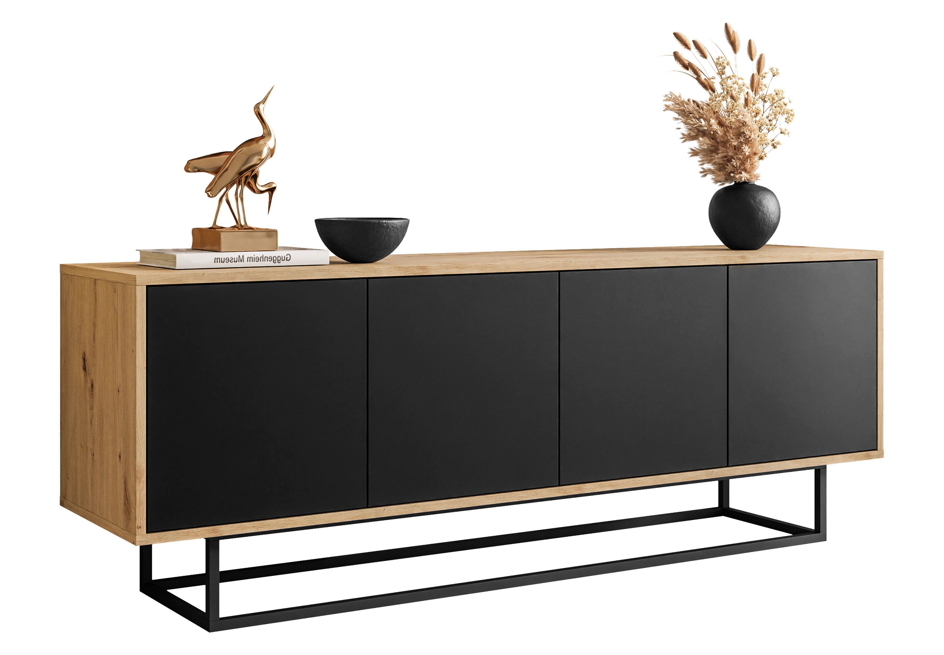 Lookway TV-Schrank SANAYI LOFT mit Metallgestell Breite: 156 cm günstig online kaufen