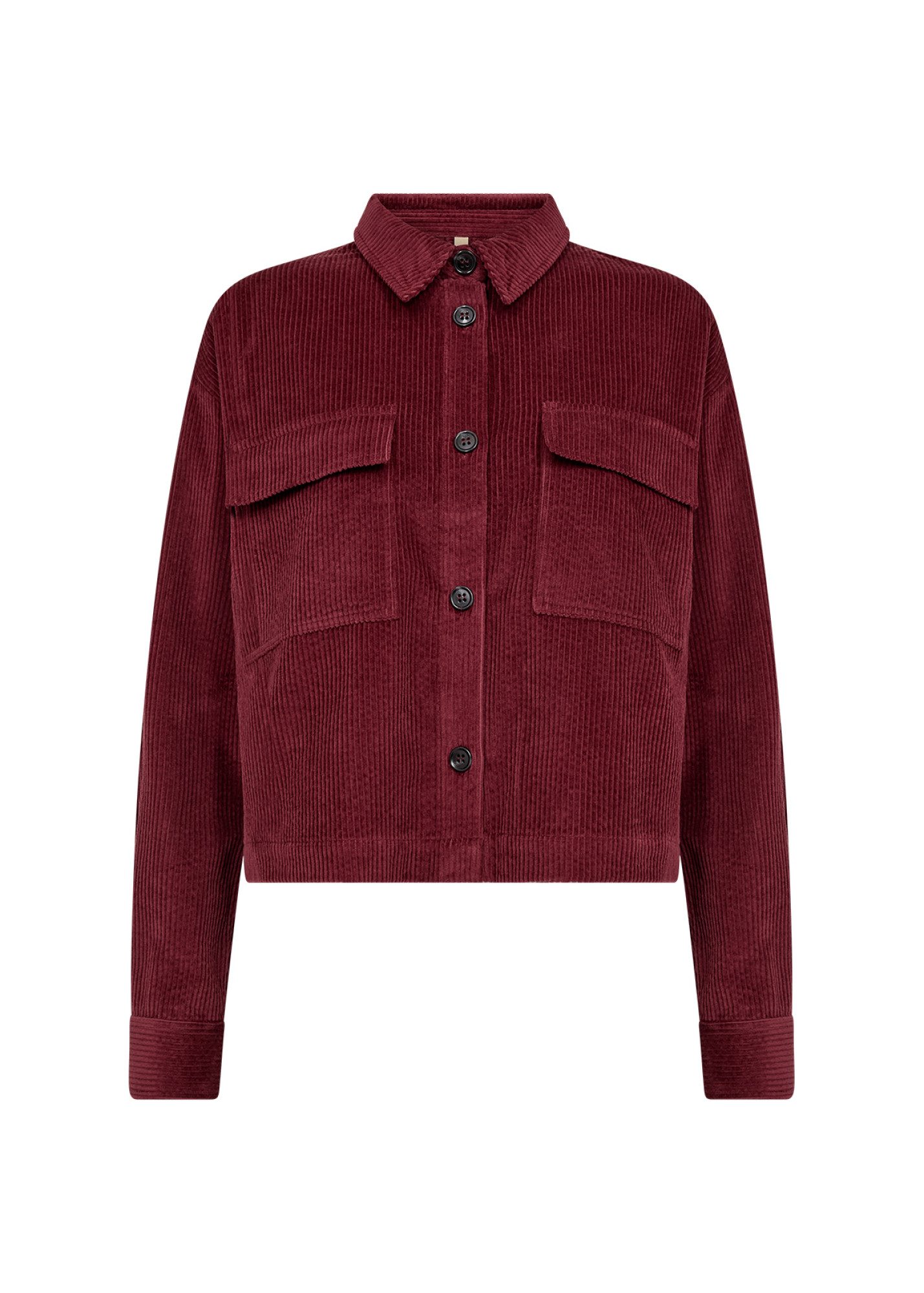 soyaconcept Kurzarmhemd SC-BINDI 18 DARK RED günstig online kaufen
