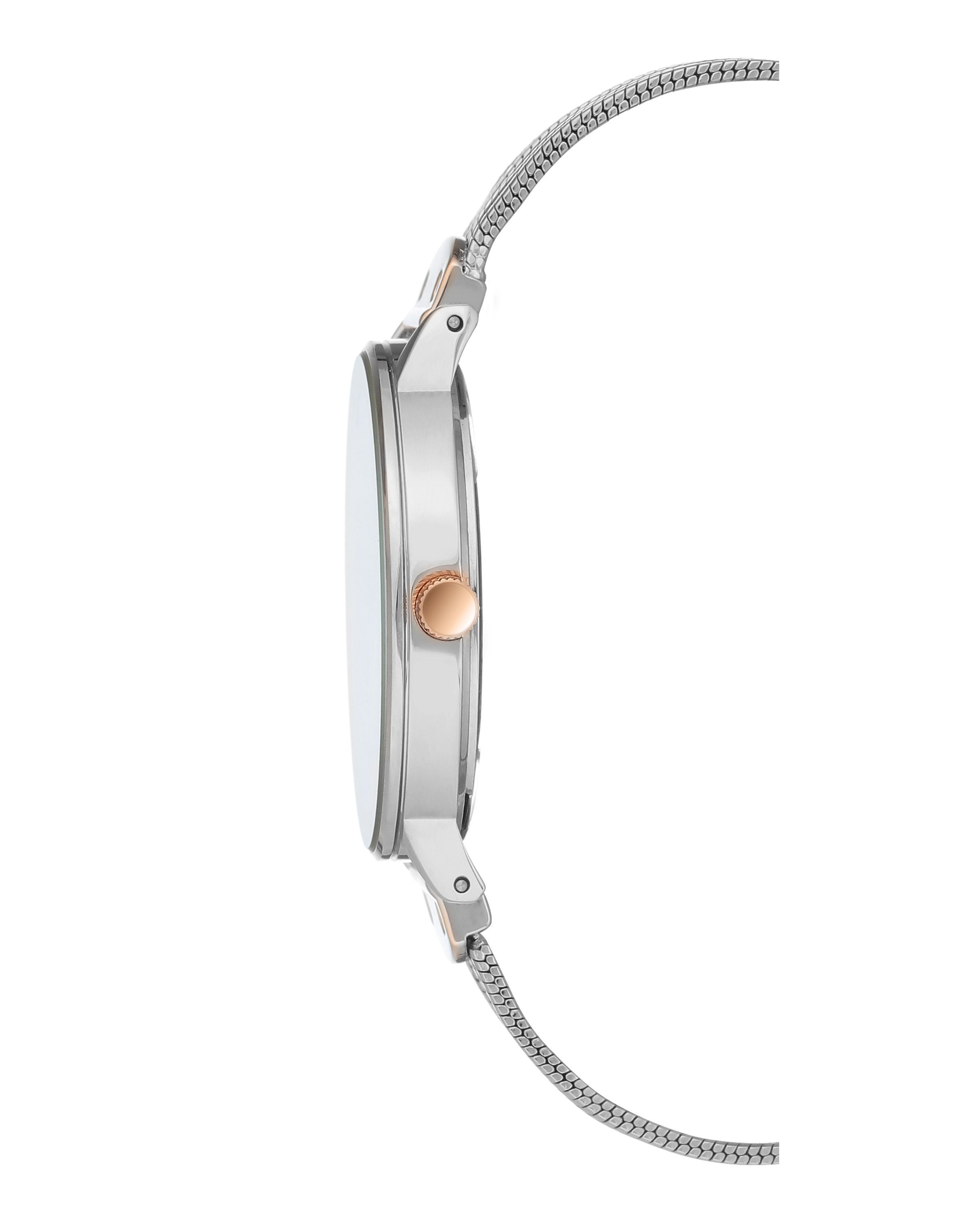 AK/3223SMRT Quarzuhr Lovely geteiltem KLEIN ANNE Metal mit Milanaise-Armband,