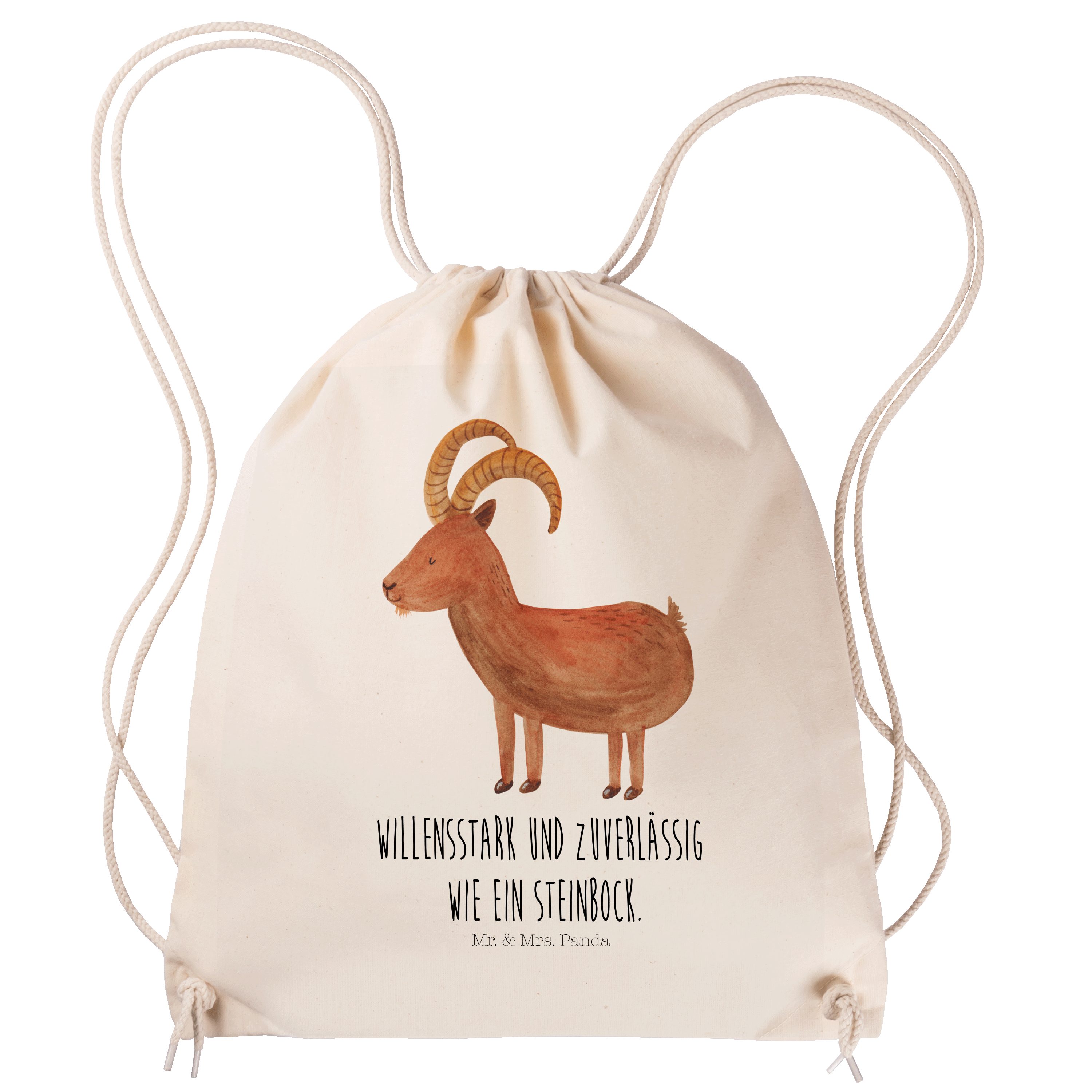 Sporttasche Sternzeichen Steinbock, Jutebeutel, Transparent, Stoffbeutel, wander