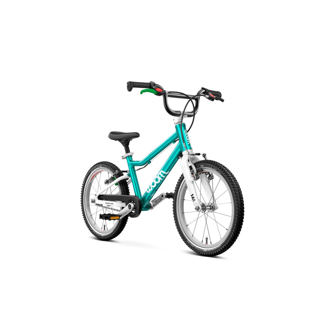 WOOM Kinderfahrrad GO 3 Kinderfahrrad 16" metallic turquoise