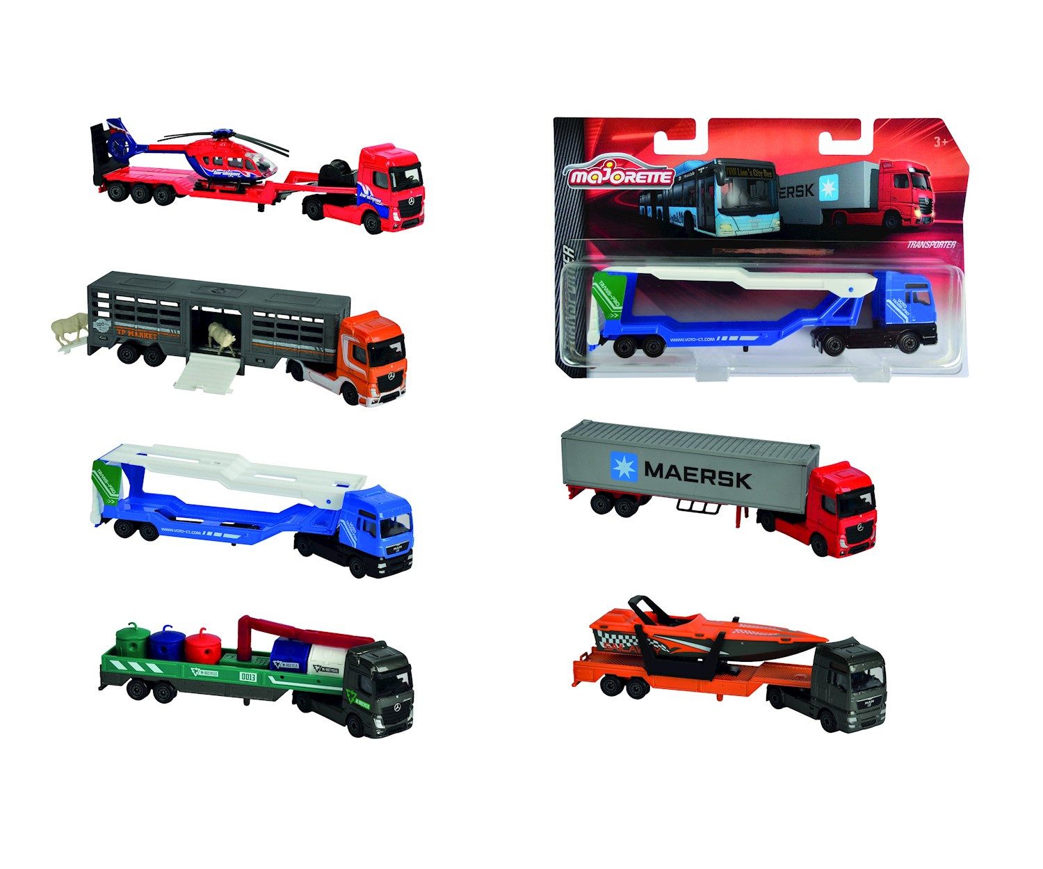 majORETTE Spielzeug-Auto Majorette Transporter, 6-sort. Lieferumfang günstig online kaufen