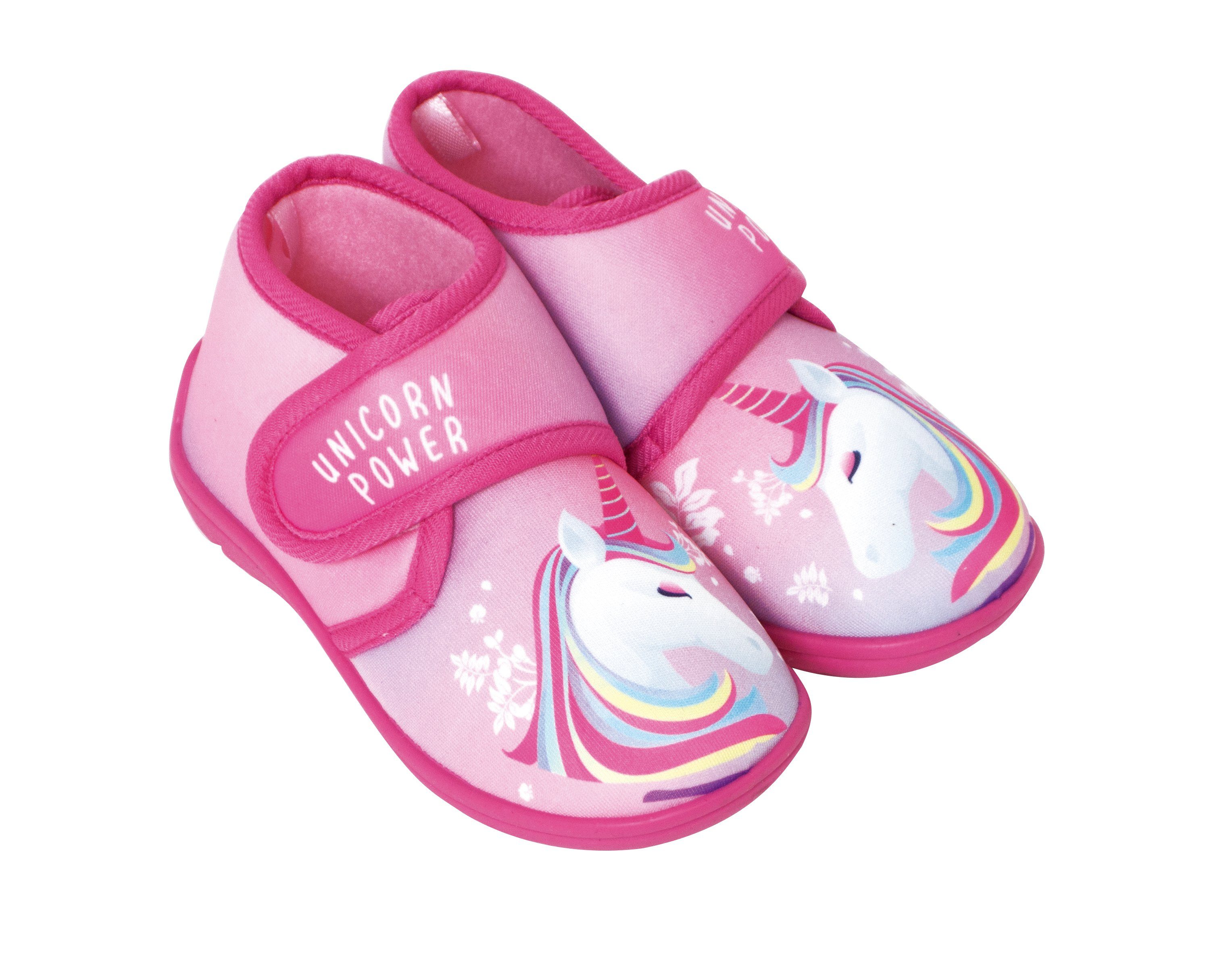 Starkids »Unicorn Power« Hausschuh Einhorn Kinder Hausschuhe Pantoffeln  Kindergarten - Schuhe Kinderschuhe 22-27 online kaufen | OTTO