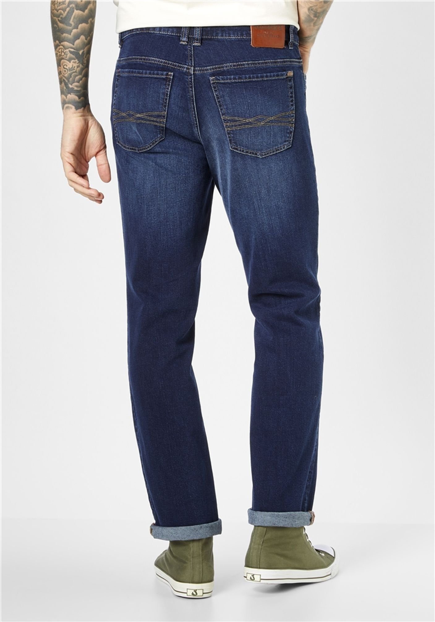 RANGER (4310) used 5-Pocket-Jeans stone dark PIPE Paddock's