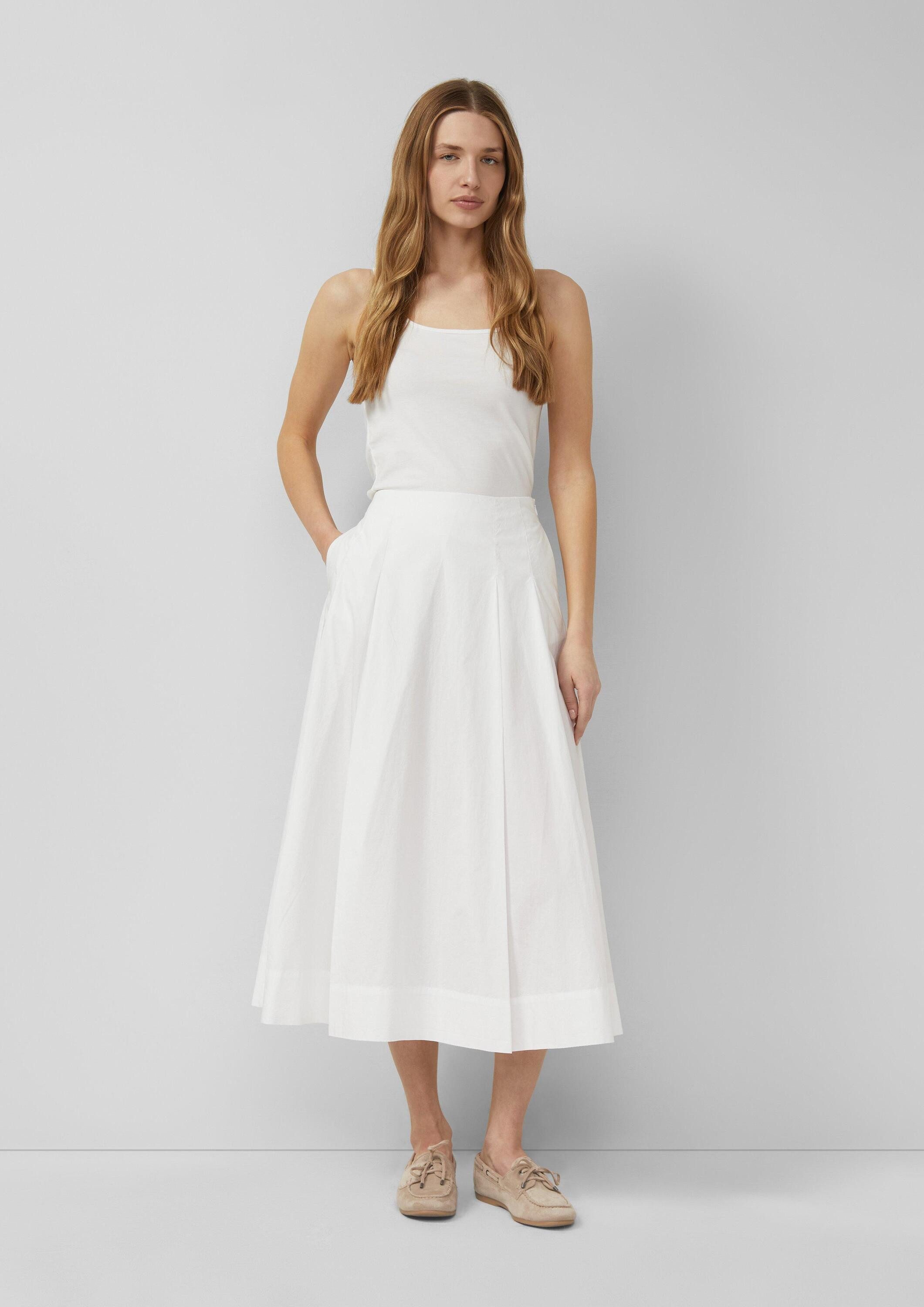 s.Oliver Midirock Rock Ausgestallter Midirock aus Popeline mit Faltendetails