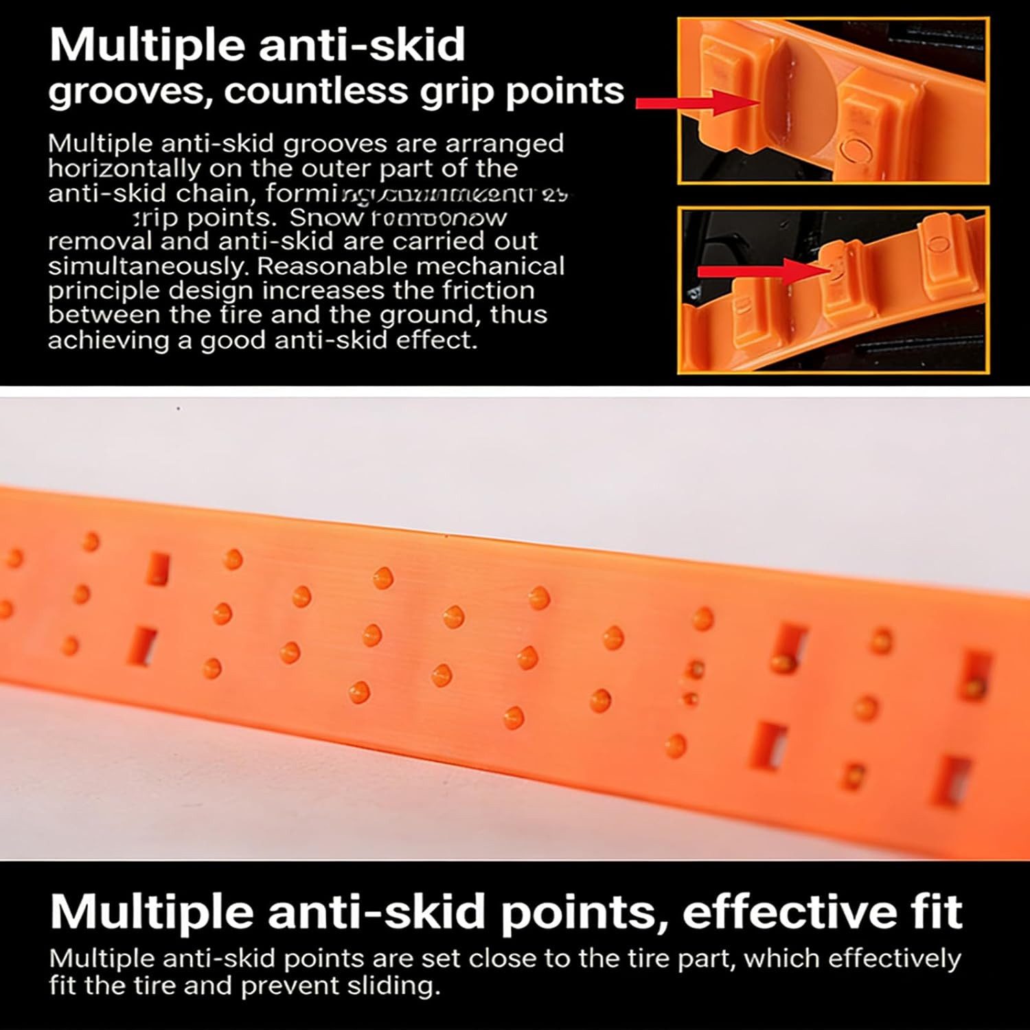 FELIXLEO Schneeketten Ideal für Outdoor-Abenteurer, Reisende und tägliche Pendler, (1-tlg)