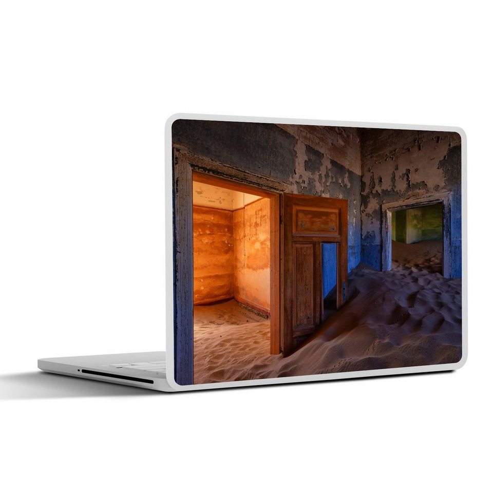 MuchoWow Wandsticker Tür - Sand - Wüste - Architektur (1 St), Laptop ...