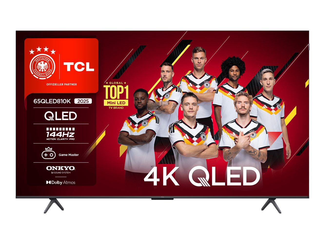 TCL 65QLED810KX1 QLED-Fernseher (65 Zoll, 4K Ultra HD)