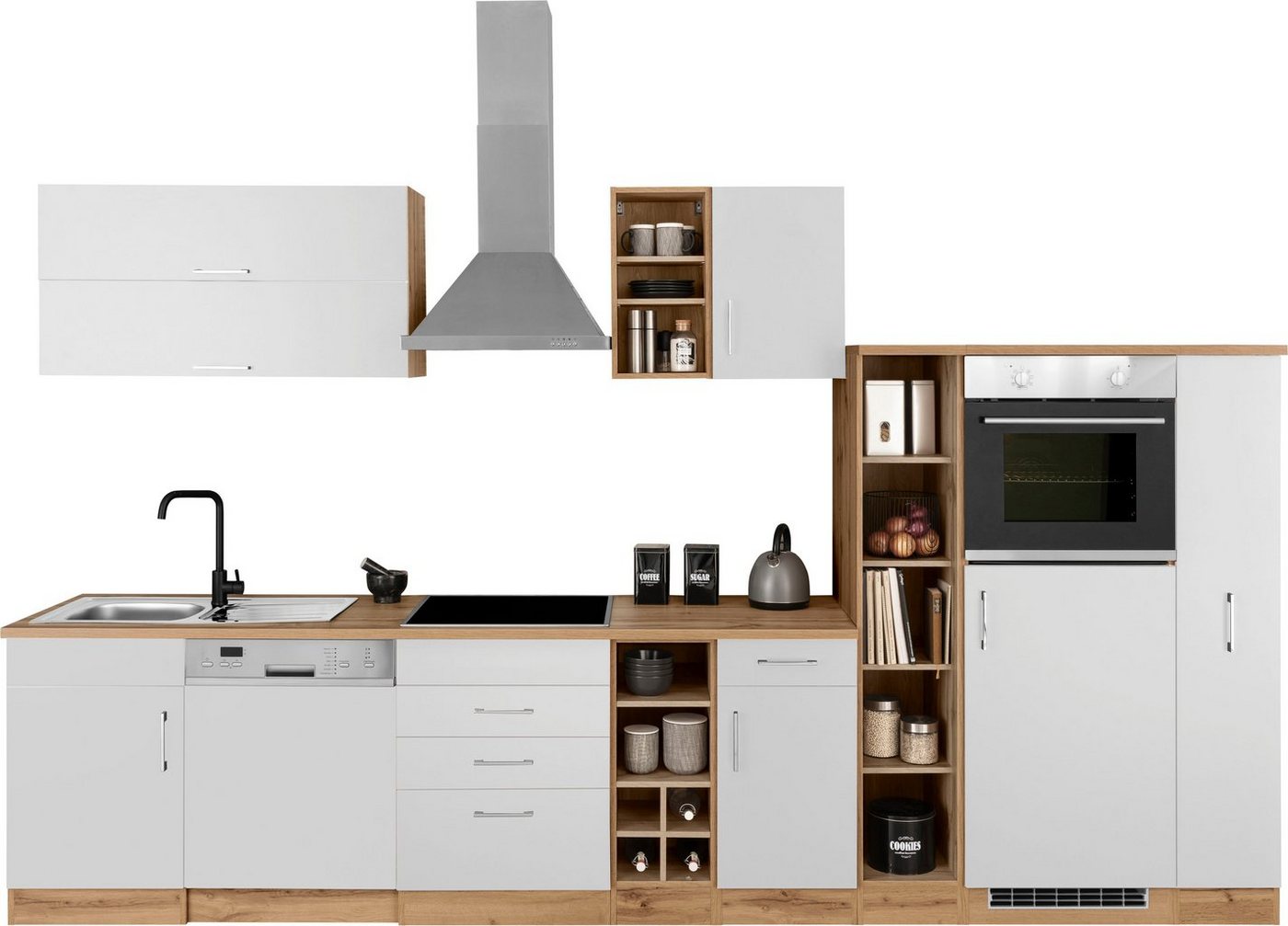 HELD MÖBEL Küchenzeile »Colmar«, ohne E-Geräte, Breite 360 cm-HomeTrends