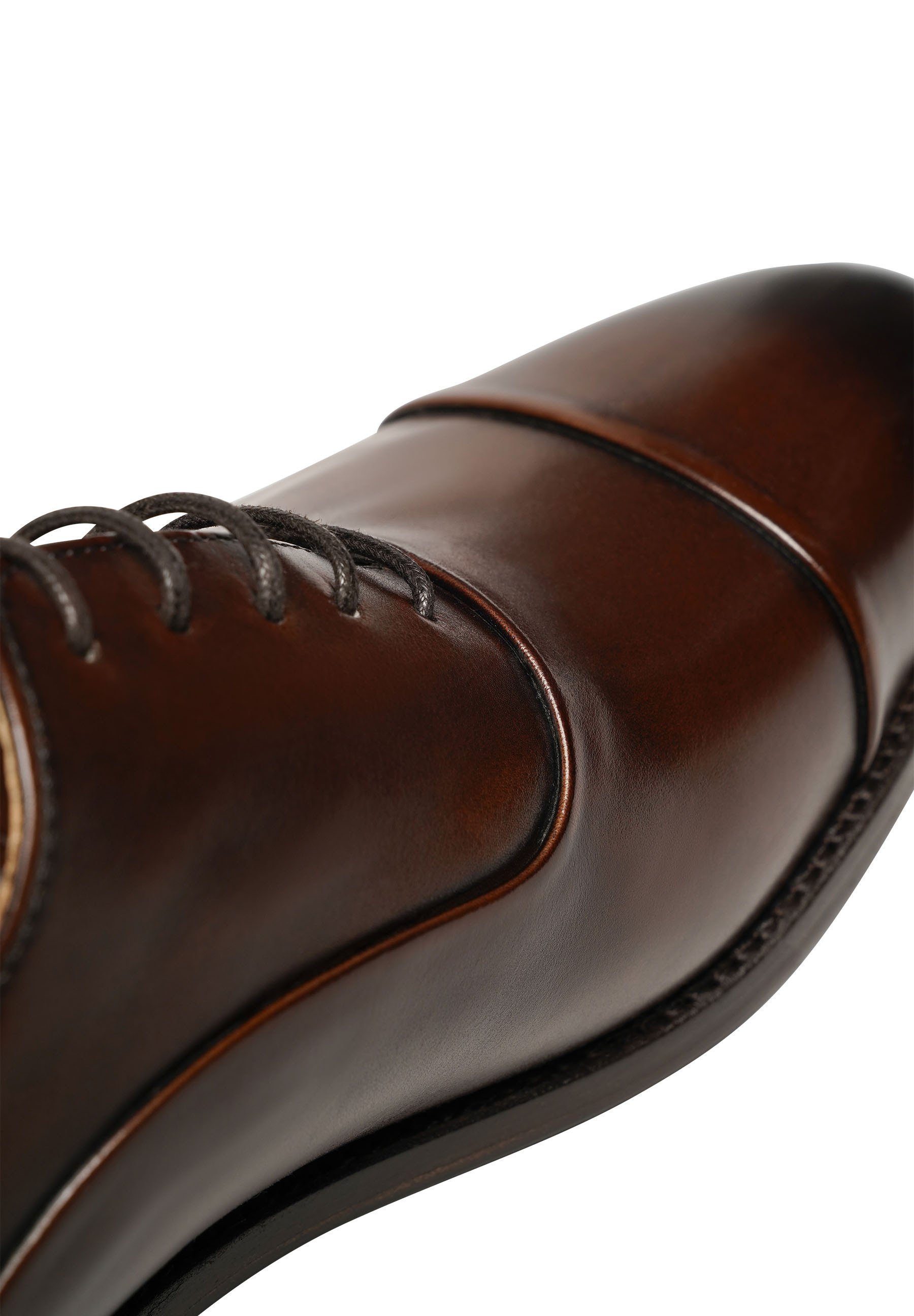 Henry Stevens Marshall CO1 Businessschuh Schnürschuh Herren Halbschuhe Leder handgefertigt, Anzugschuhe