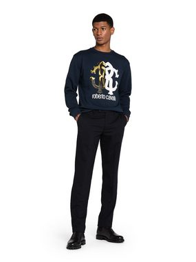 roberto cavalli Sweatshirt Sweatshirt Regular Fit Monogram-Print PulloverRC