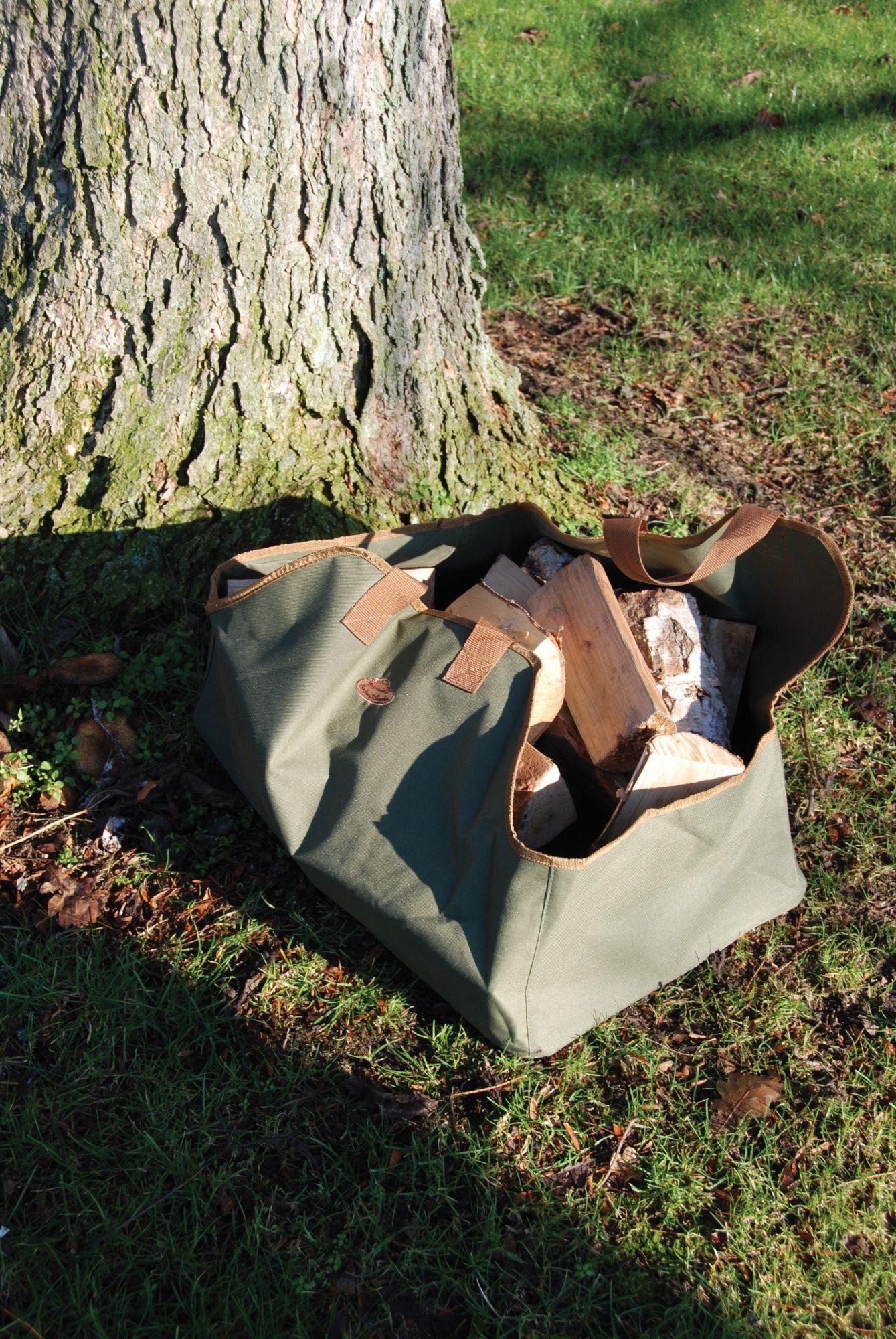 Design Brennholztasche BV Kaminholzkorb (1 Esschert Kaminholz-Tragetasche, St),