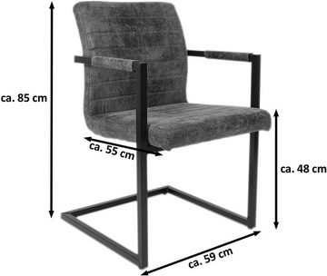 SAM® Essgruppe Quentus, 7-tlg., Akazie massiv, mit natürlicher Baumkante und 6 Stühlen