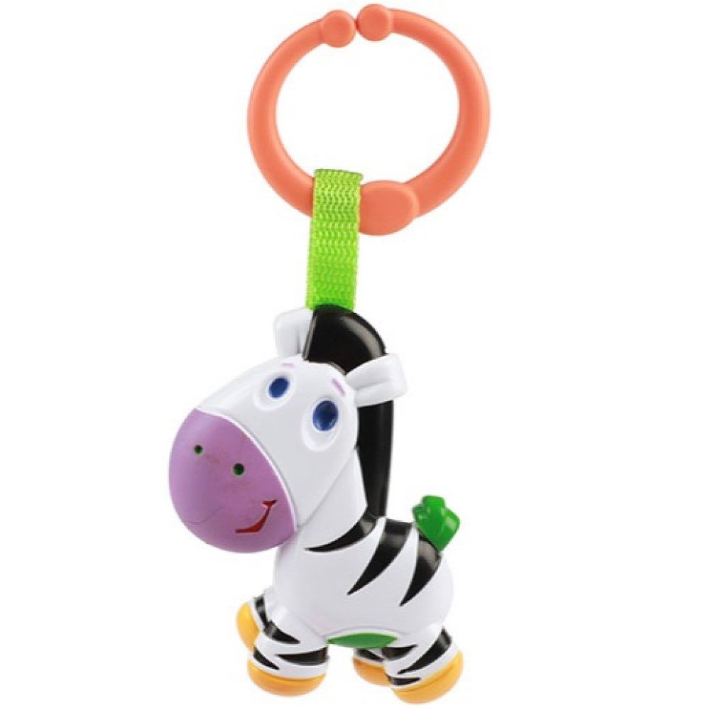 Toi-Toys Rasselball Babyrassel Tiere Zebra oder Affe