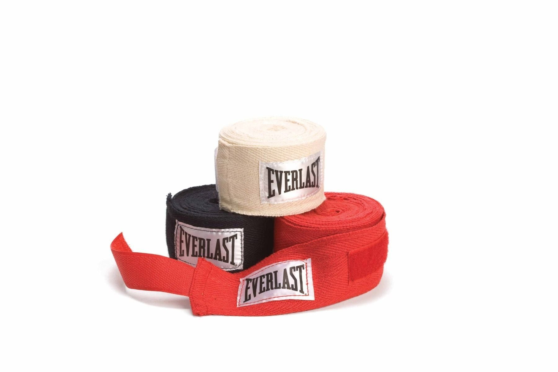 Everlast Boxbandagen Everlast Core Hand Wraps 3er Pack 305 cm Schwarz/Weiß/Rot