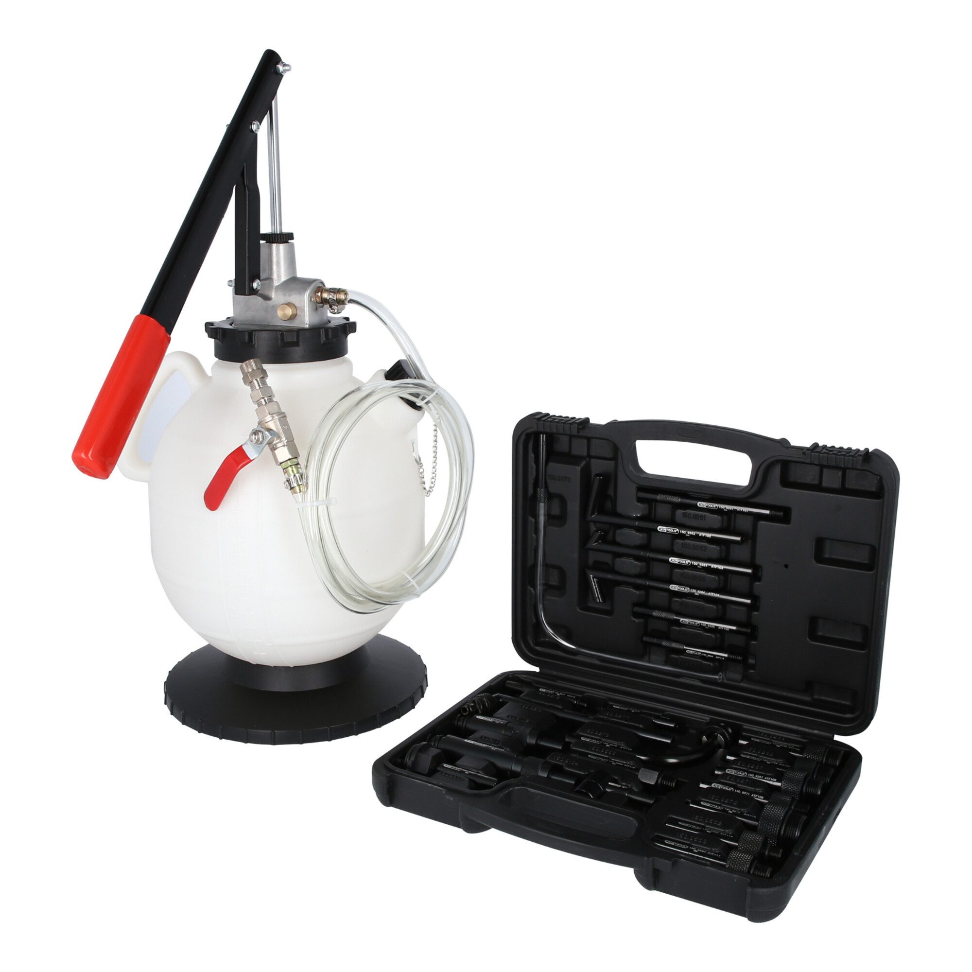 KS Tools CEE-Kupplung KS Tools Universal Getriebeöl-Füllsystem-Satz mit 23-tlg. Adaptersatz