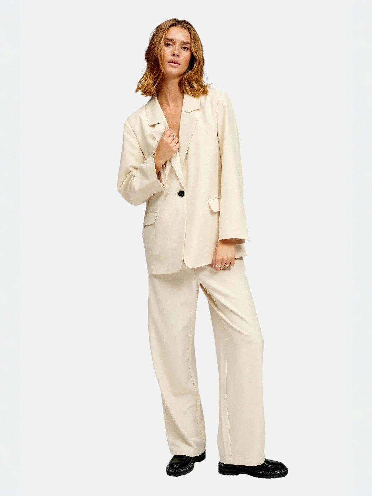TEESHOPPEN Kurzblazer TEESHOPPEN Blazers Oversized
