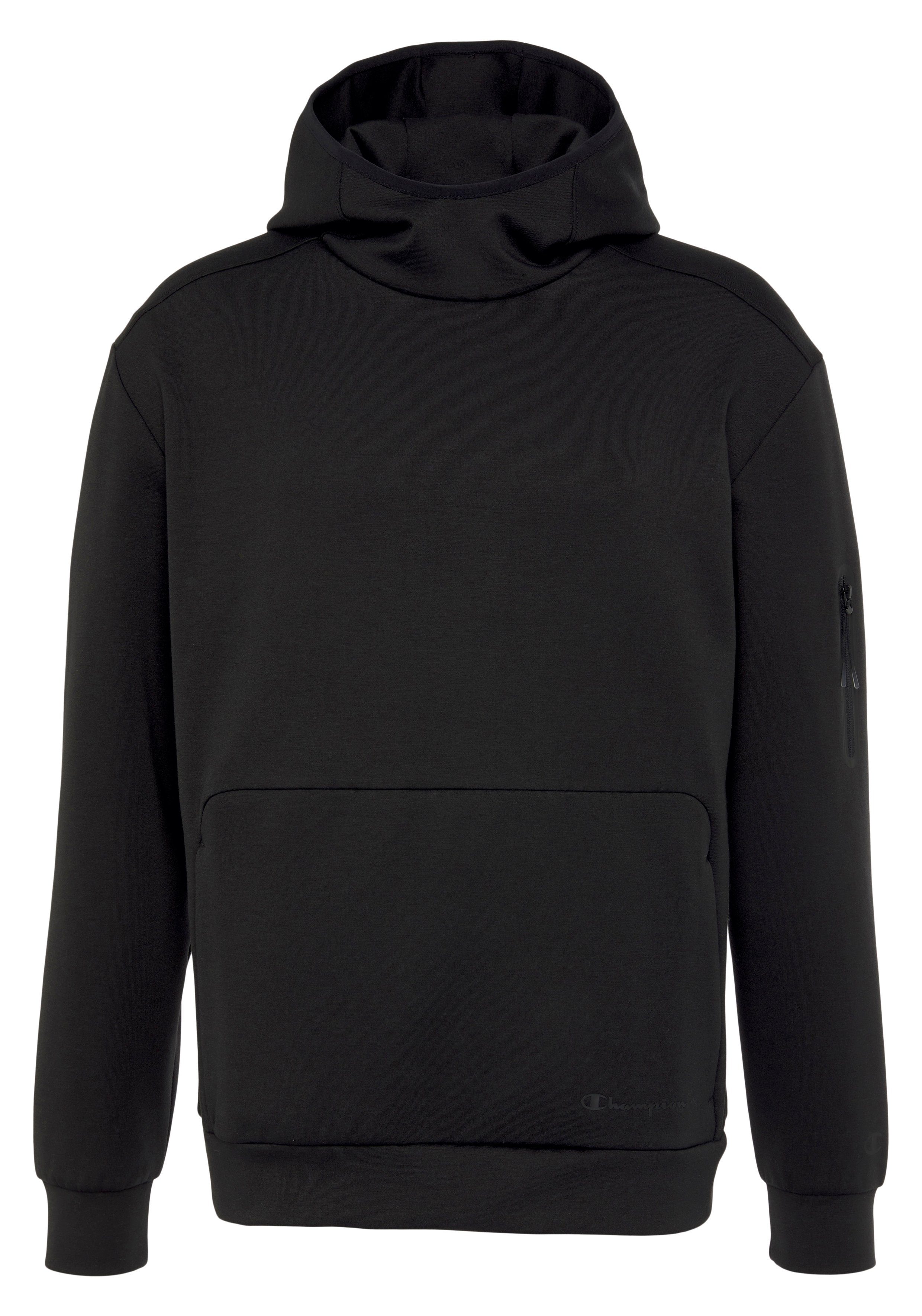 Kapuzensweatshirt Champion schwarz Hooded Tech Sweatshirt