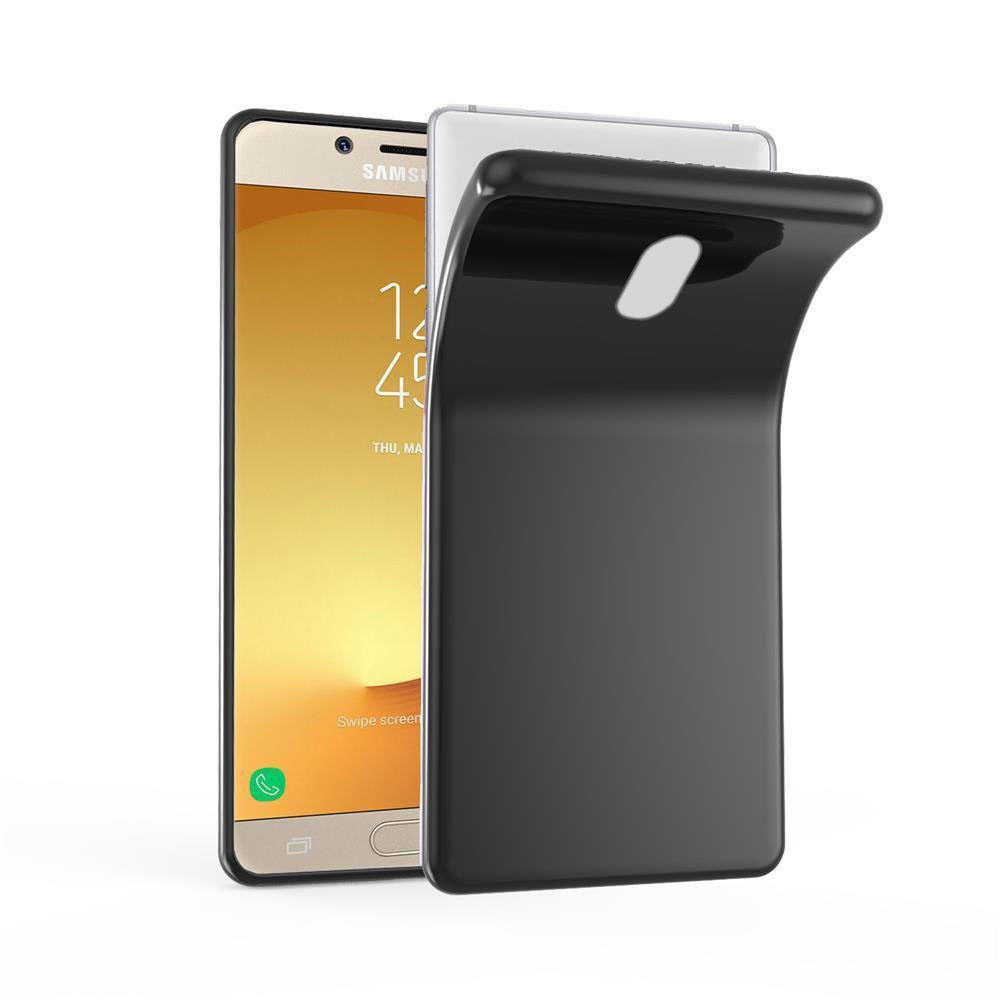 Cadorabo Handyhülle für Samsung Galaxy J3 2017 Hülle Samsung Galaxy J3 2017, Hülle TPU Silikon Handy Schutzhülle Slim Transparent Case Cover