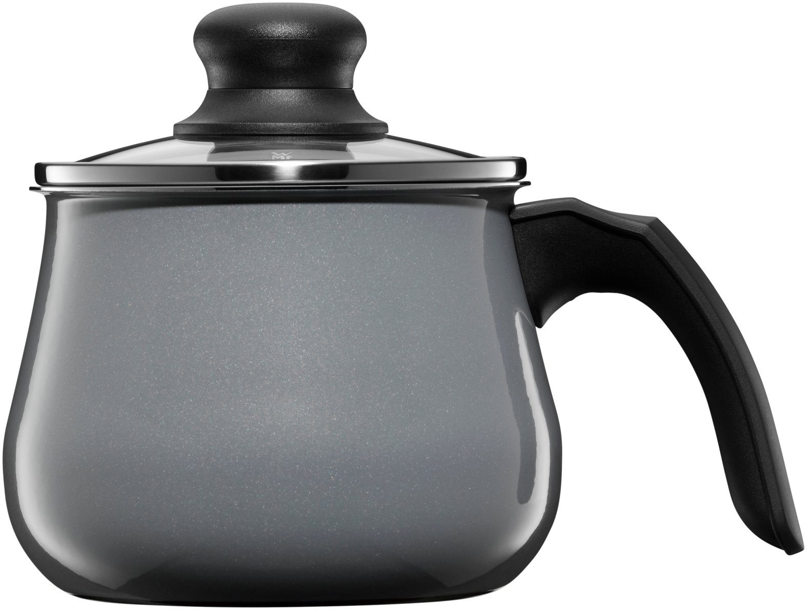WMF Milchtopf, Fusiontec (1x Milchtopf ohne Deckel 12 cm - optimal für Herdplatten mit Ø 14 cm, 1-tlg., 1x Milchtopf ohne Deckel 12 cm - optimal für Herdplatten mit Ø 14 cm), Made in Germany, backofengeeignet, wärmereduzierende Griffe