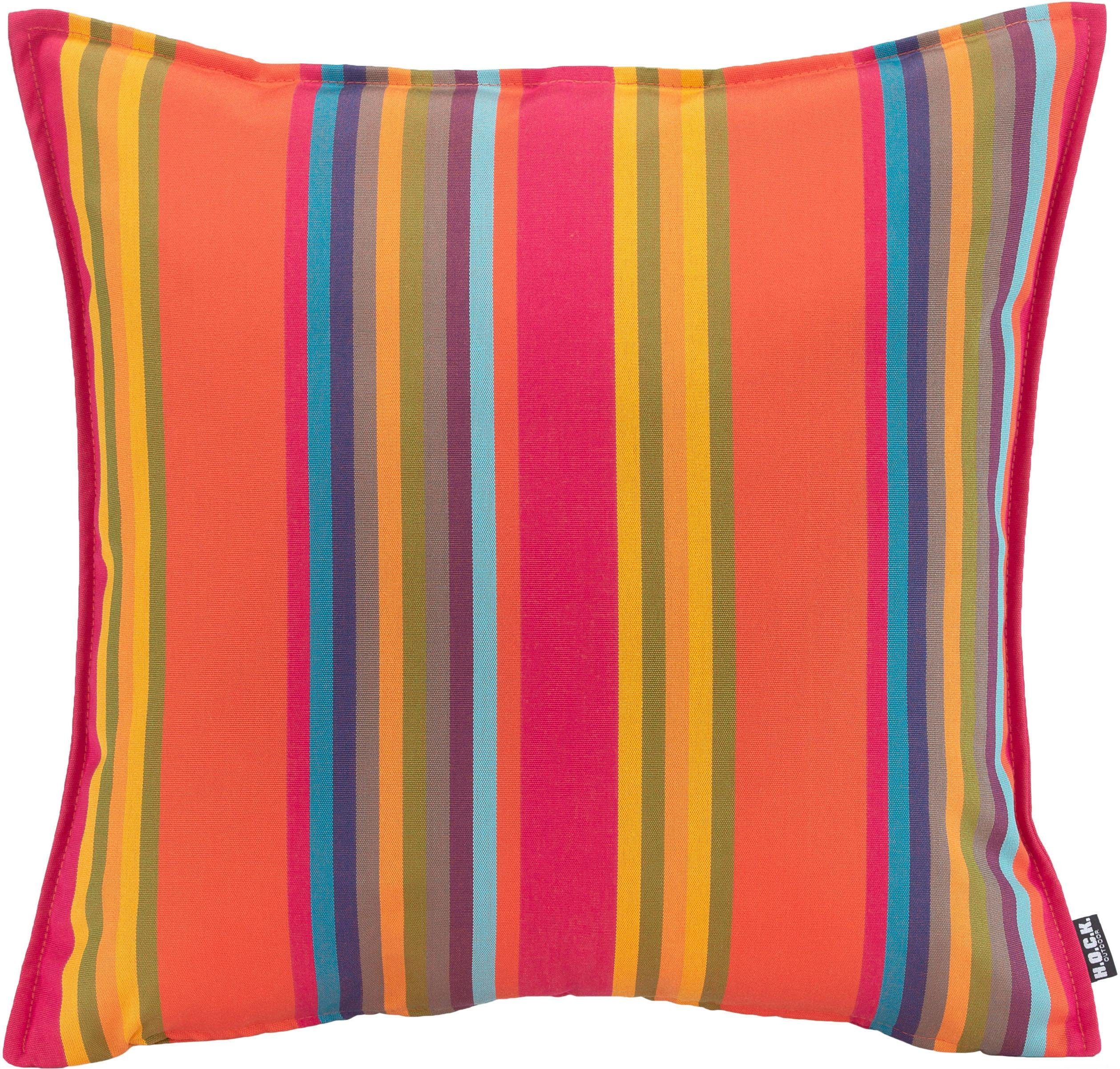 H.O.C.K. Dekokissen Yucatan, mit bunten Streifen, Kissenhülle mit Füllung, 1 Stück. € 33,43