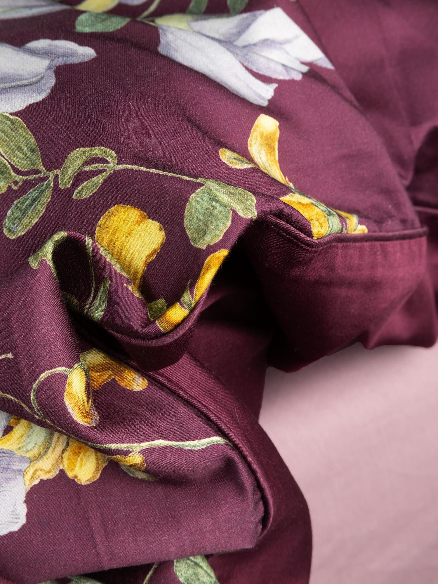 Essenza Bettwäsche Augustina, Satin, 2 teilig, mit floralem Muster