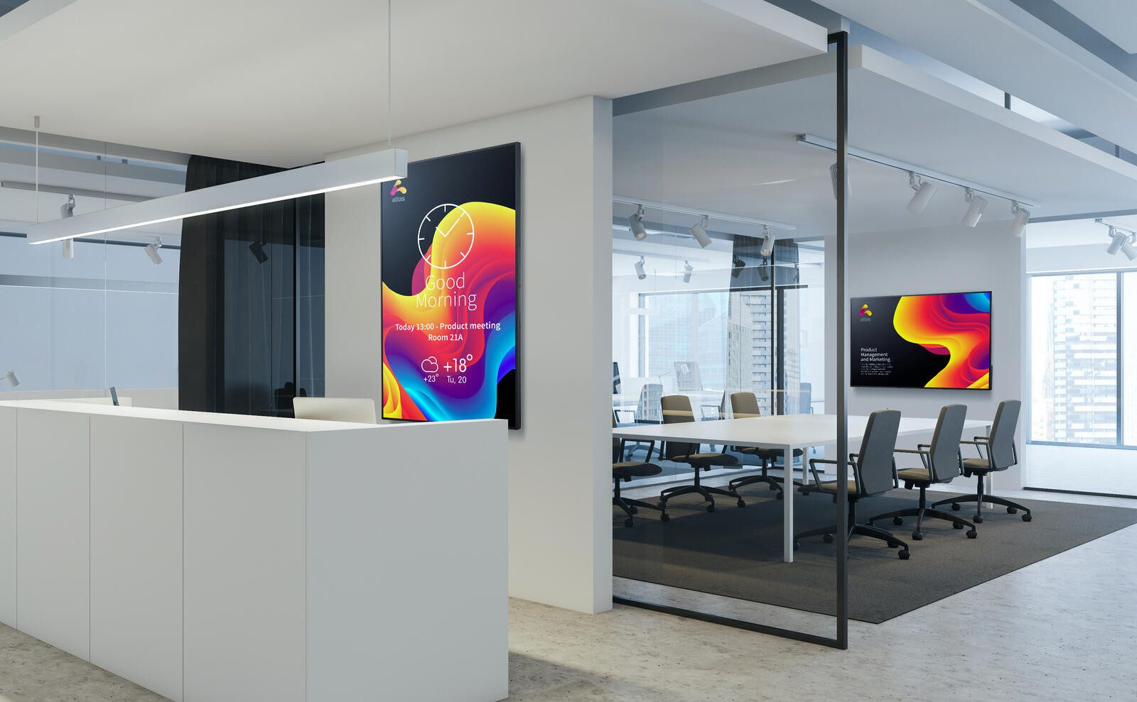 Sharp PN-ME982 LED-Monitor (3840 x 2160, 8 ms Reaktionszeit, IPS Panel)