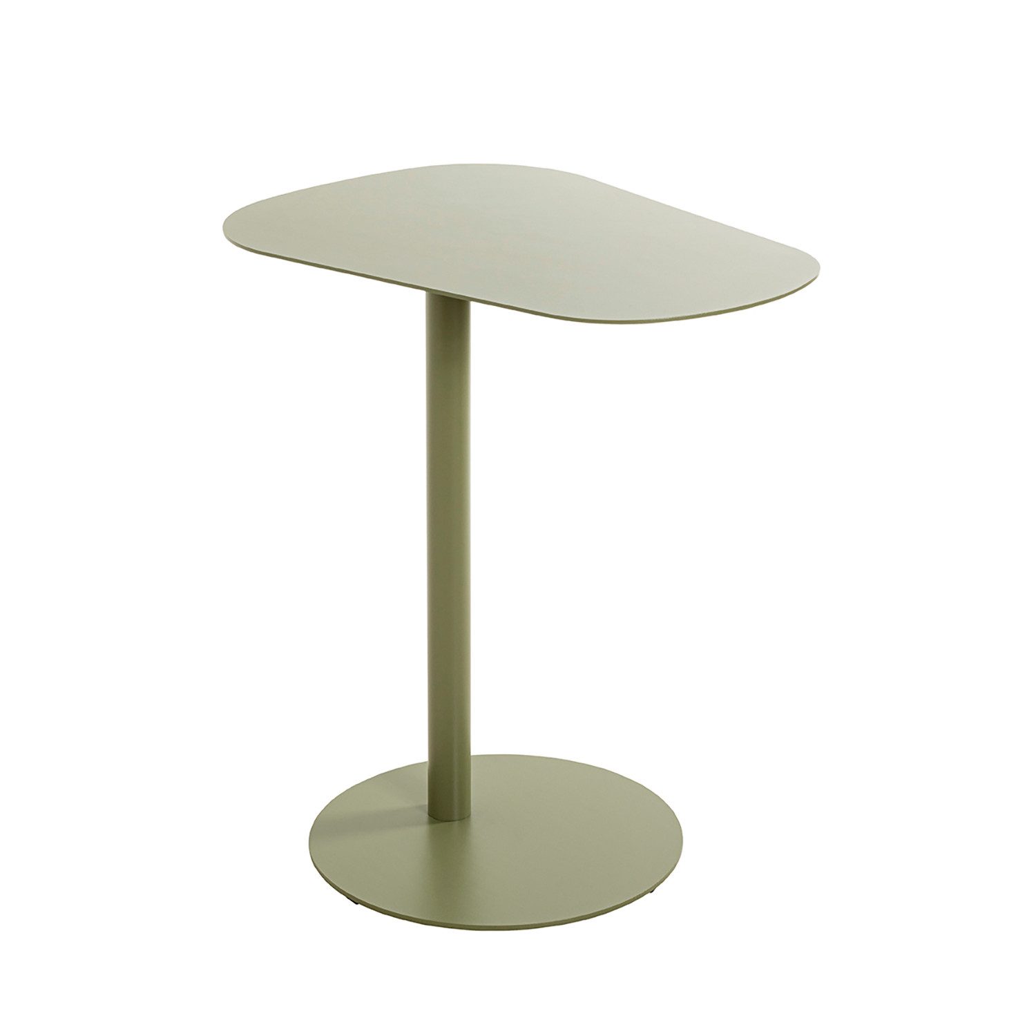 HAKU Beistelltisch Beistelltisch Schilfgrün - Sofatisch Metall - B 53 x H 60 x T 38 cm (1xBeistelltisch, Dekotisch - kleiner Tisch), Beistelltisch aus Metall