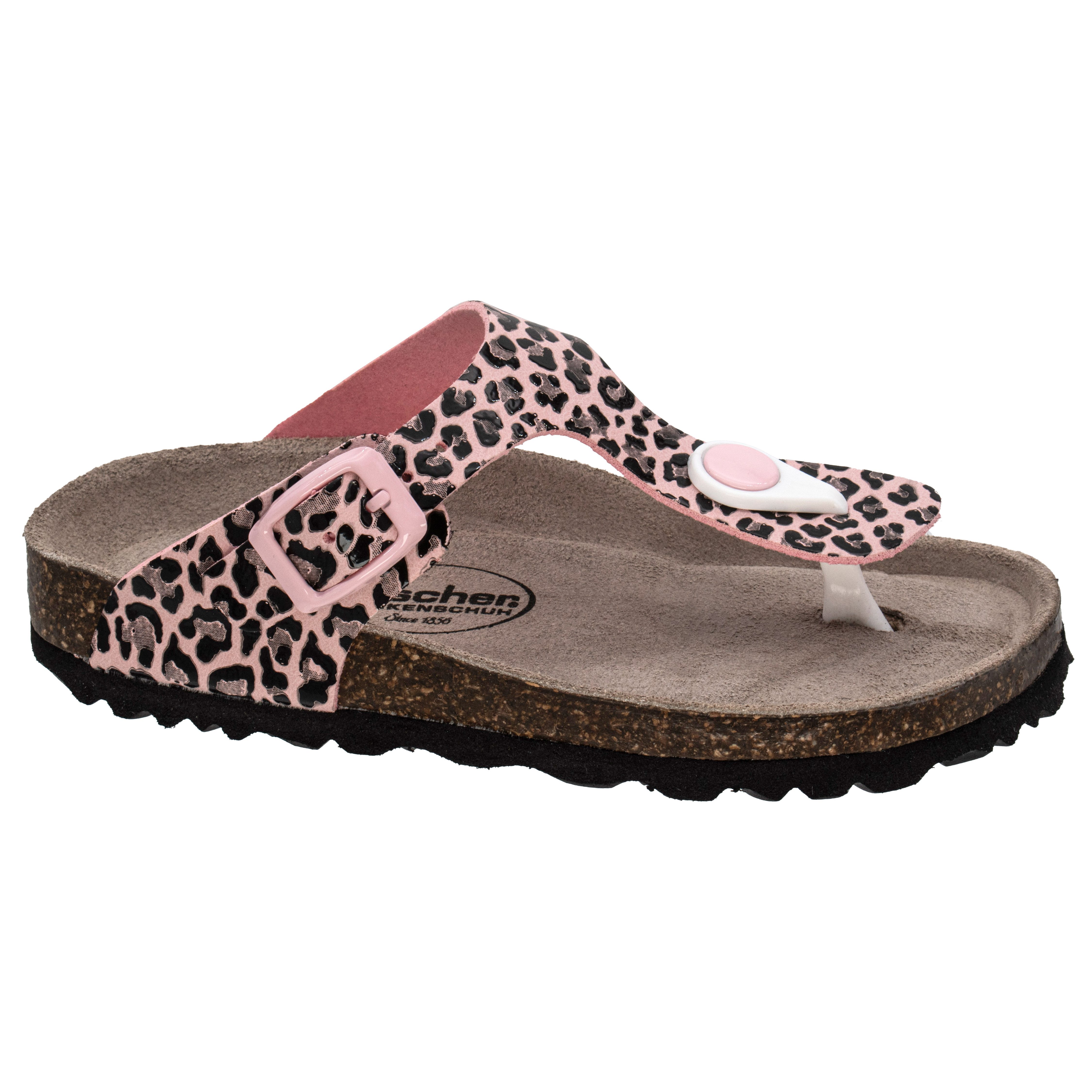 Fischer-Markenschuh Hawaii Zehentrenner aus Vegano (Lederimitat), mit Fleec günstig online kaufen