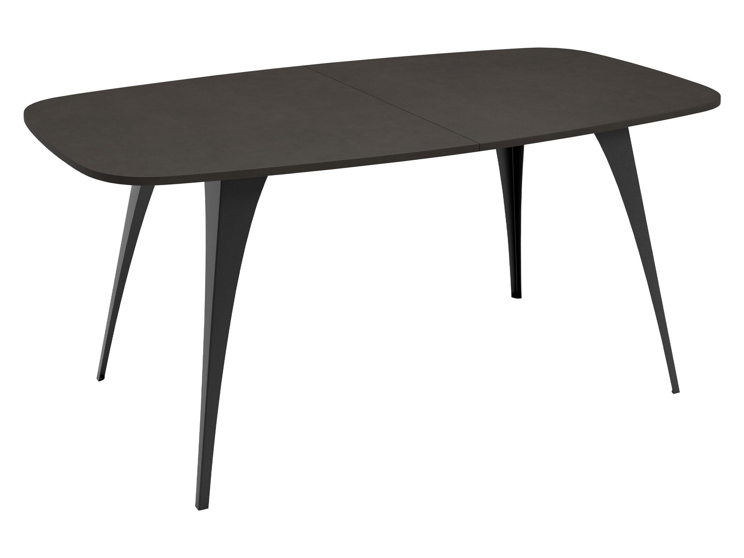 MIRJAN24 Esstisch Aura 160 (Ausziehbarer), Beine aus Stahl, 160-198x90x76 cm