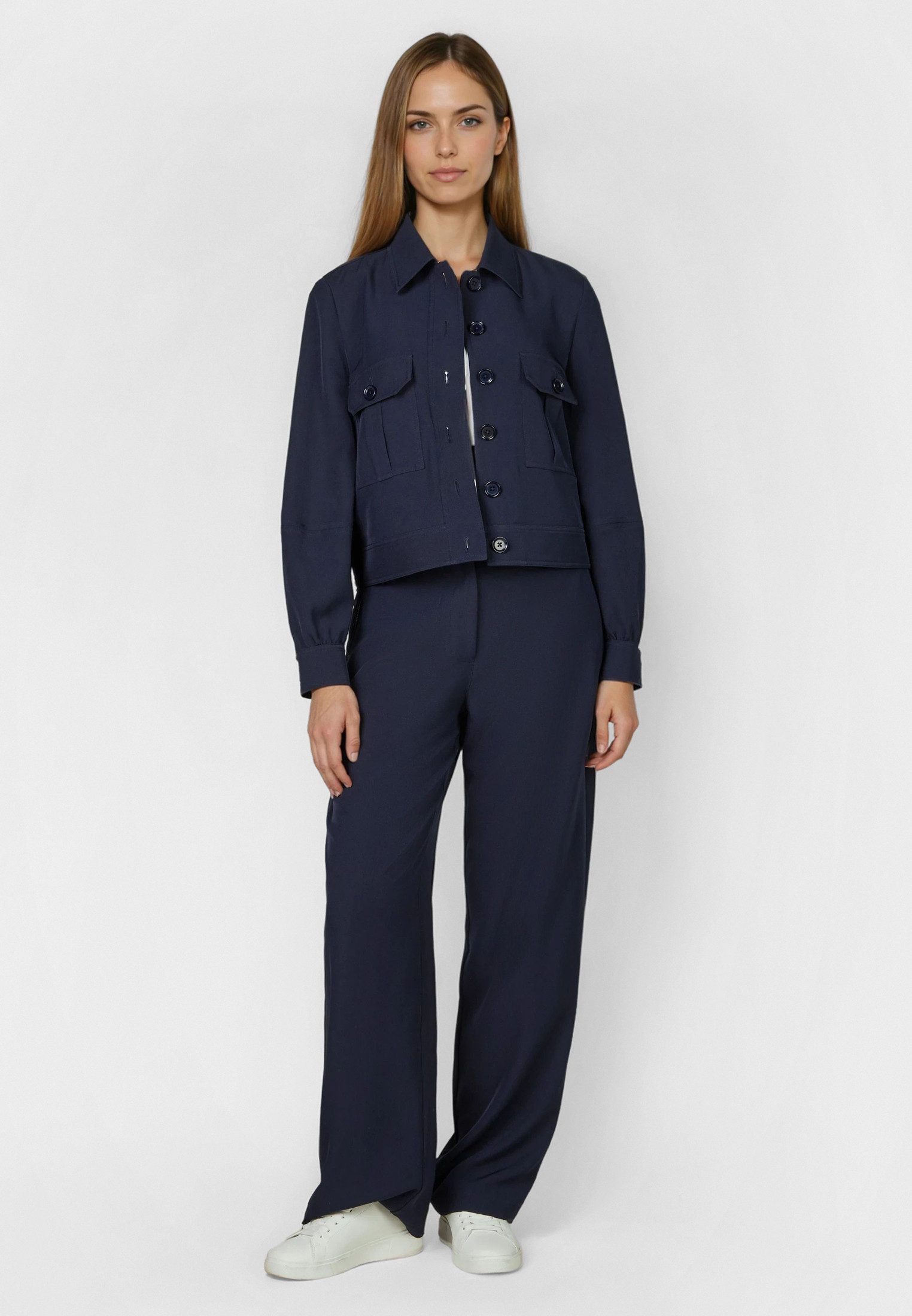 MARC AUREL Longblazer mit sportiven Details