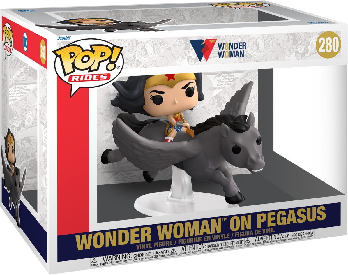 Funko Spielfigur WW Wonder Woman on Pegasus Deluxe 280 Pop!