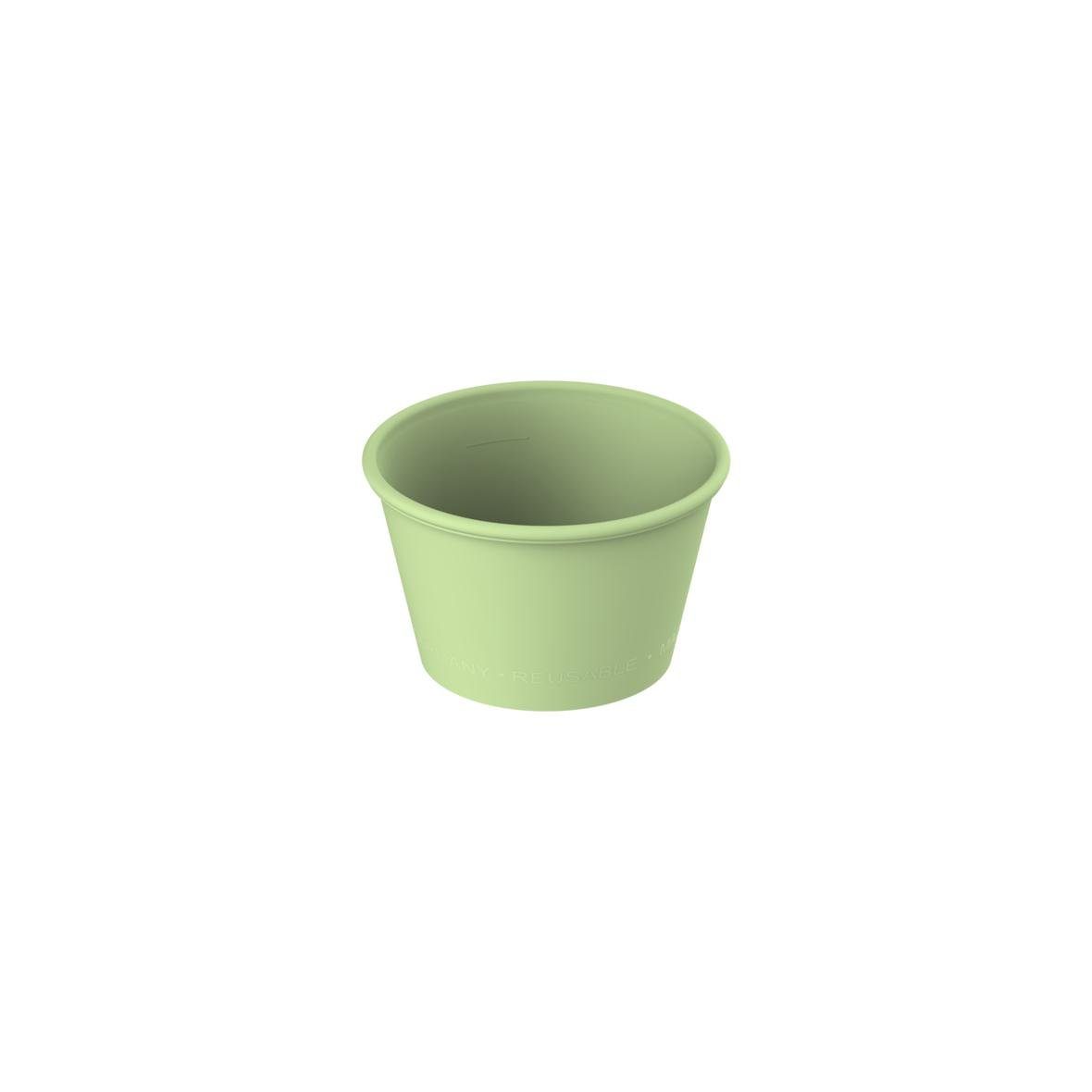 elasto Becher 100 ml Mehrwegbecher 100% recyclebar Dip-Becher Getränkbecher, Made in Germany, Heißgetränke, mit Deckelverschluss, Spülmaschinenfest