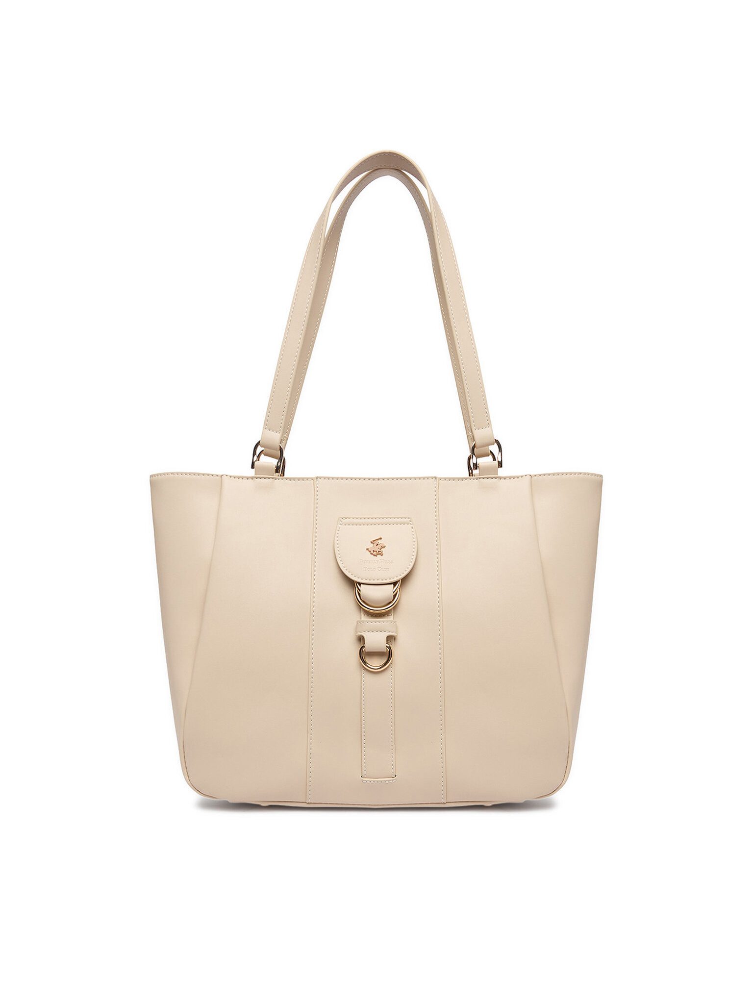 BEVERLY HILLS POLO CLUB Handtasche Beverly Hills Polo Club Damenhandtasche Écru BEVERLY HILLS POLO CLUB-C