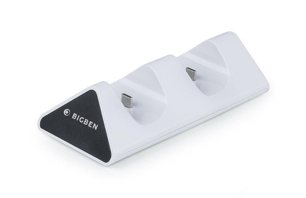 BigBen 2 Playstation 5 Controller Dual-Charger V2 mit Netzteil BB006414 Zubehör PlayStation 4