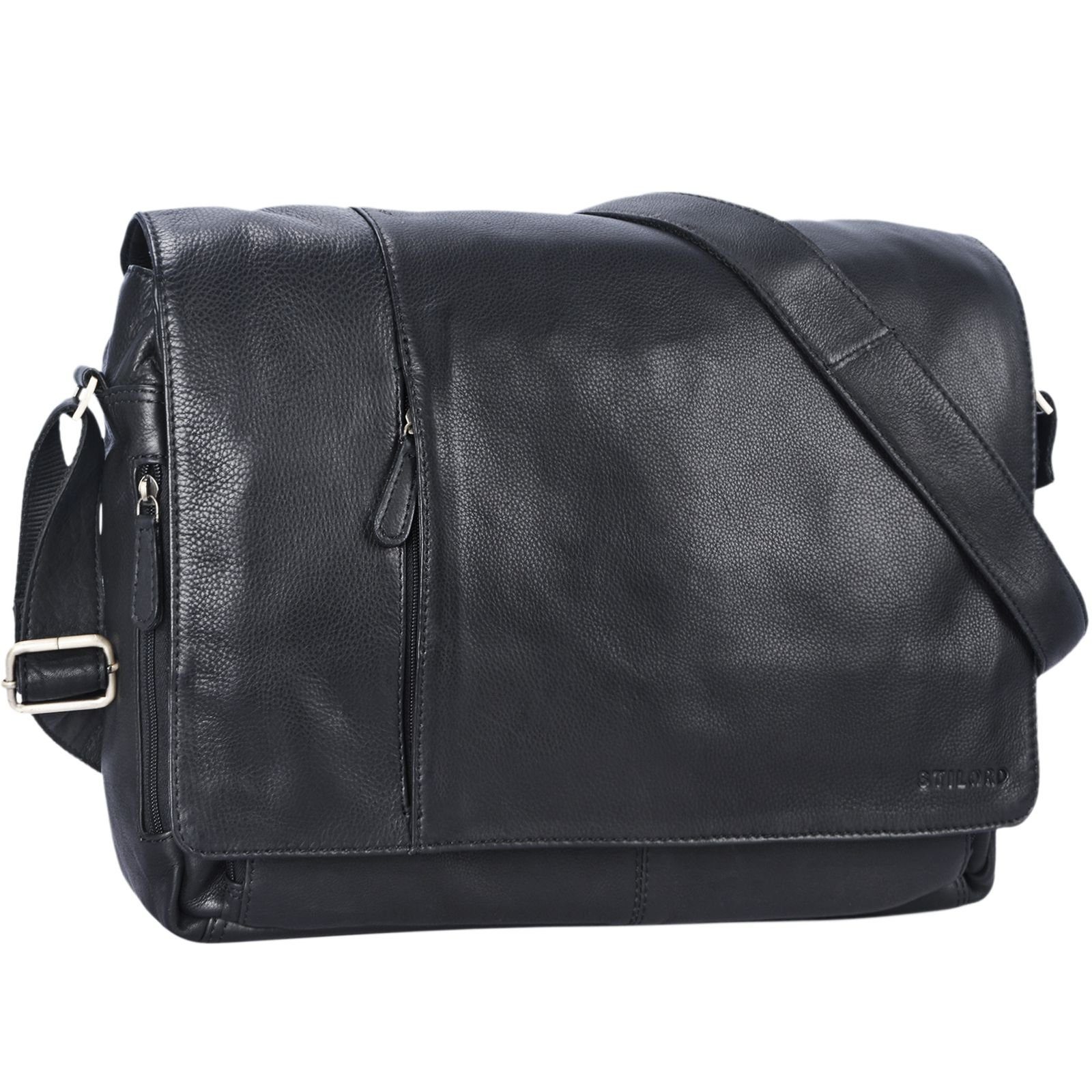 STILORD Laptoptasche "Elias" Echtleder Herren Umhängetasche günstig online kaufen