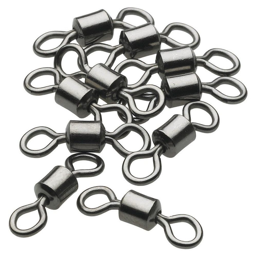 Angelwirbel Kinetic Crane Swivel #10 14Kg Black Nickel 10Pcs