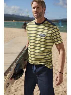 Jan Vanderstorm T-Shirt LINOR mit Schulterpassen in Kontrast