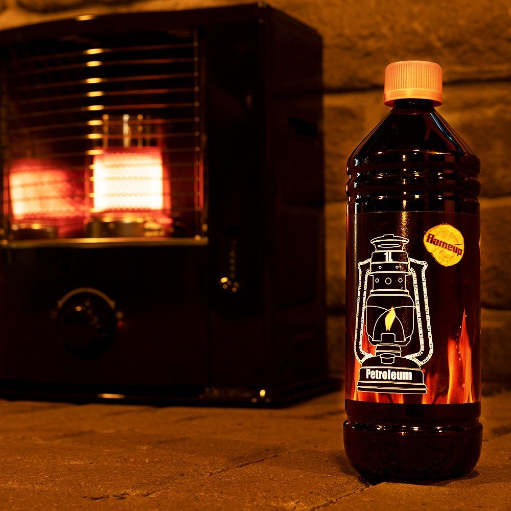 Flameup Petroleum Petroleum für Petroleumheizung Petroleumofen Petroleumlampe 1-24 Liter, 1 l