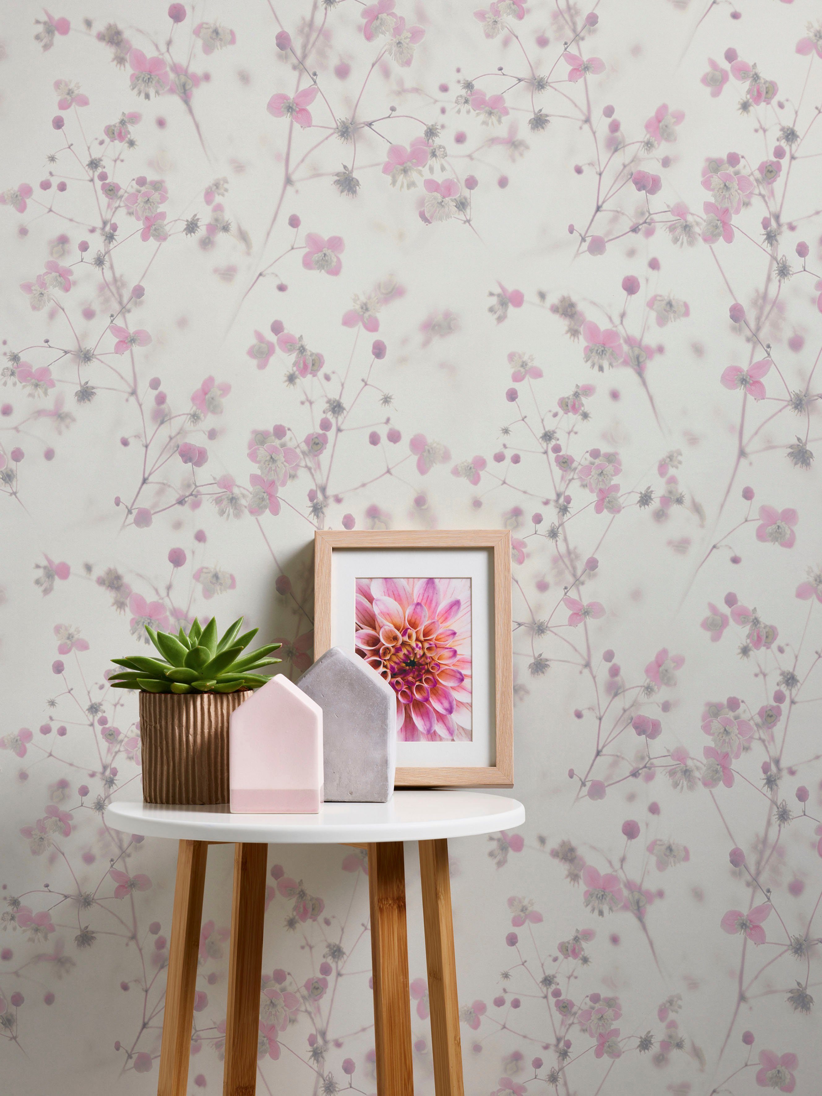 A.S. Création Vliestapete PintWalls Blümchen 3D Effekt, glatt, gemustert, m günstig online kaufen