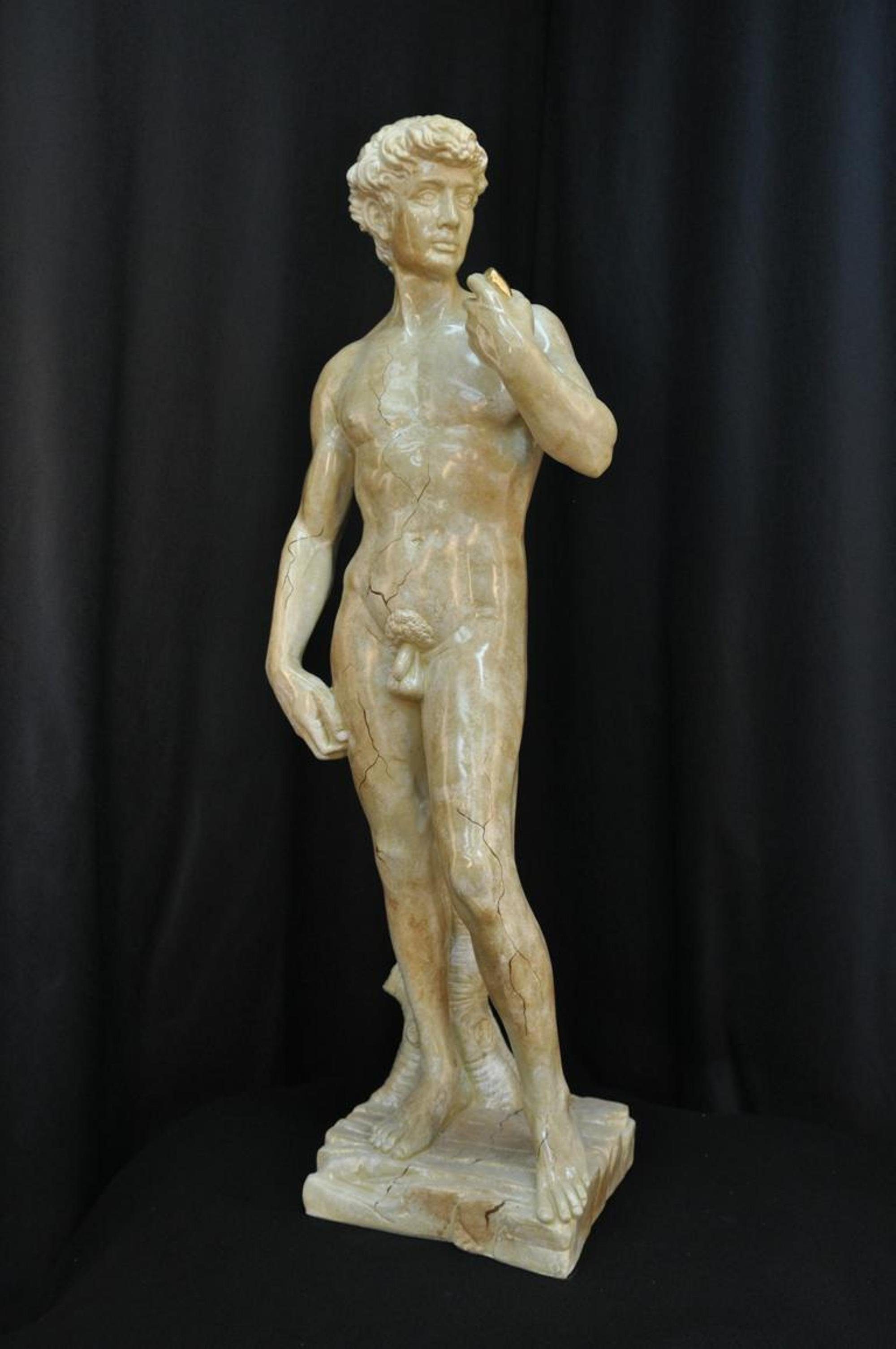 David Statue Skulptur JVmoebel XXL Antik Skulpturen Figur Stil Skulptur Figuren 115cm
