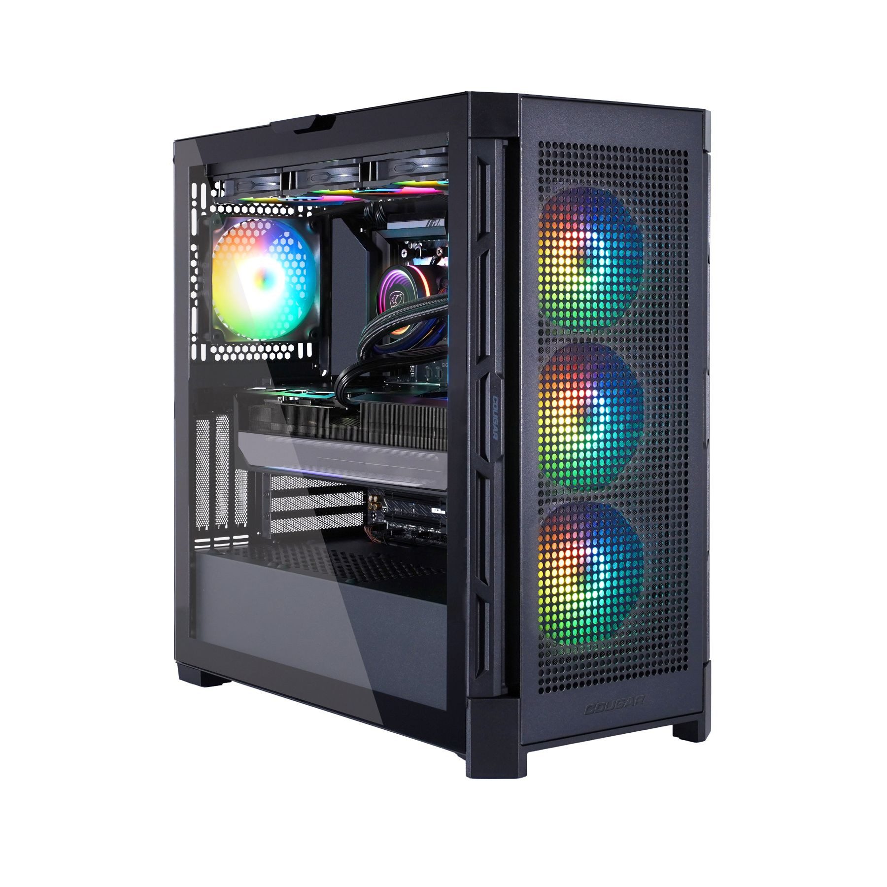 Cougar DUOFACE PRO BK 7953 AMD Ryzen 5 9600X 32GB DDR5 1TB SSD RX 9070 Gaming-PC (AMD Ryzen 5 9600X, RX 9070, 32 GB RAM, 1000 GB SSD, Wasserkühlung, Windows 11, DDR5 RAM, Wasserkühlung)