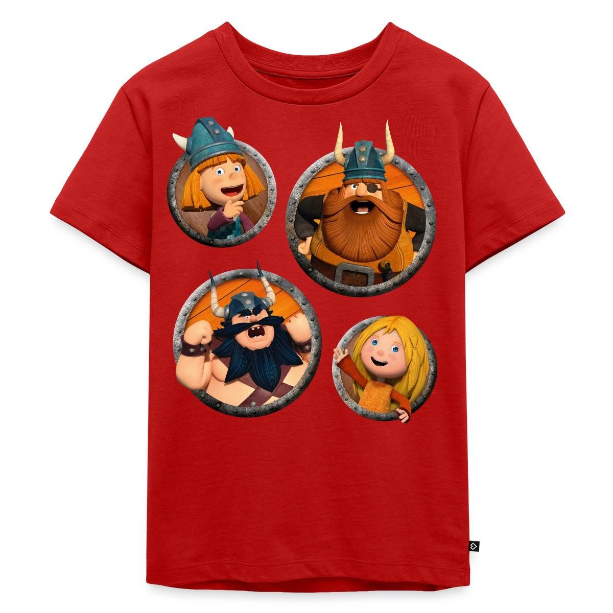 T-Shirt Wickie Und Die Starken Männer Charaktere Kinder Premium T-Shirt